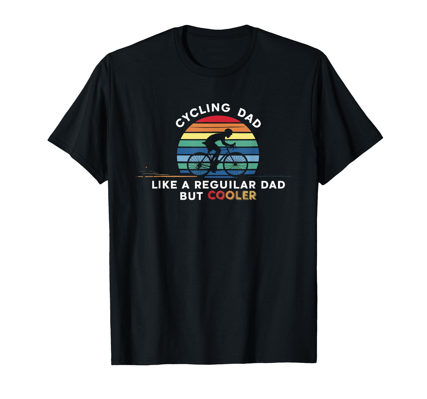Cycling Dad Sunset Ride T-Shirt - Streetwear Style for Adults - T-Shirt, Sweatshirt, Hoodie