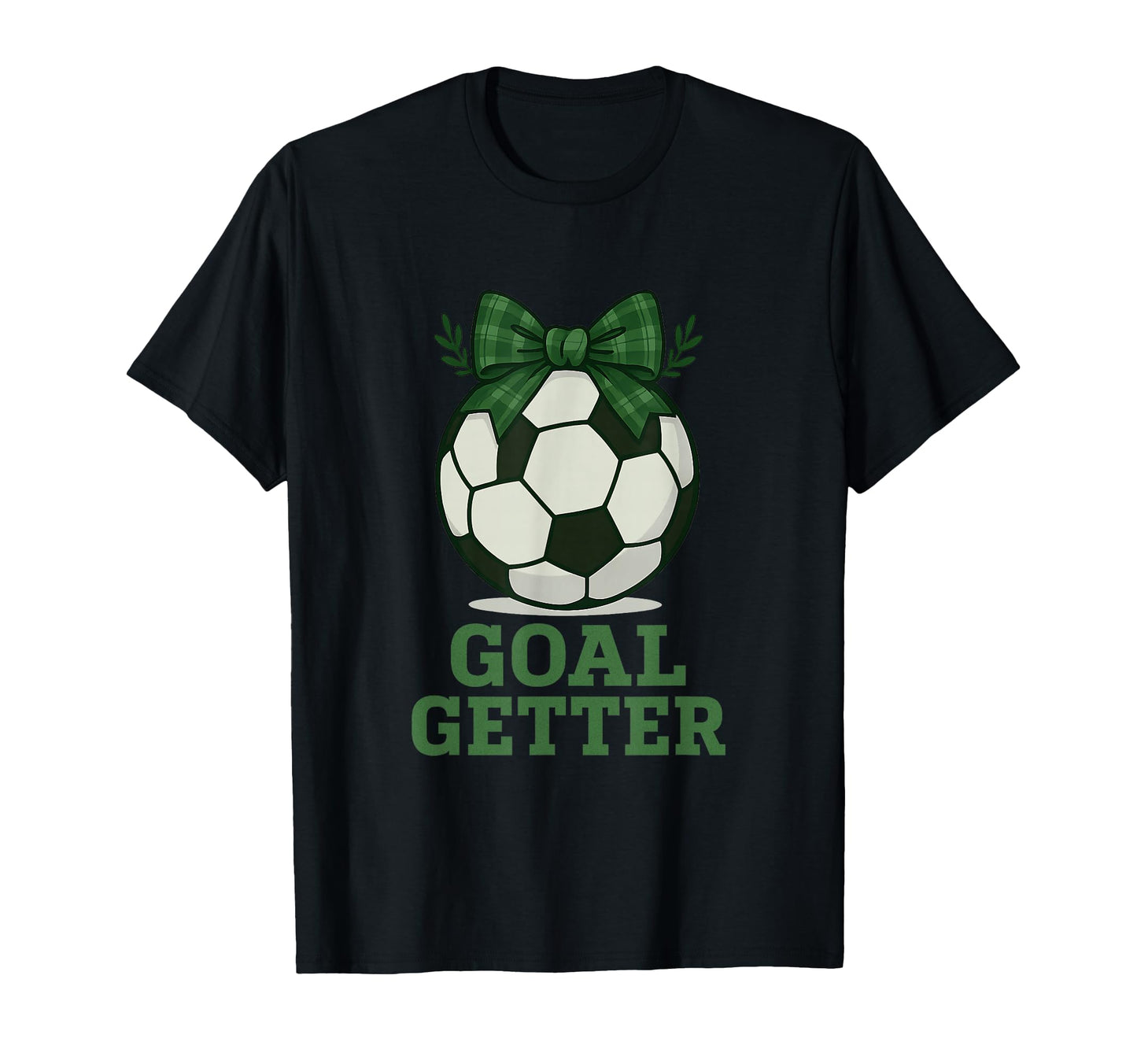 Goal Getter Soccer Mom Coquette Bow T-Shirt - Unique Graphic for Adults - T-Shirt, Sweatshirt, Hoodie