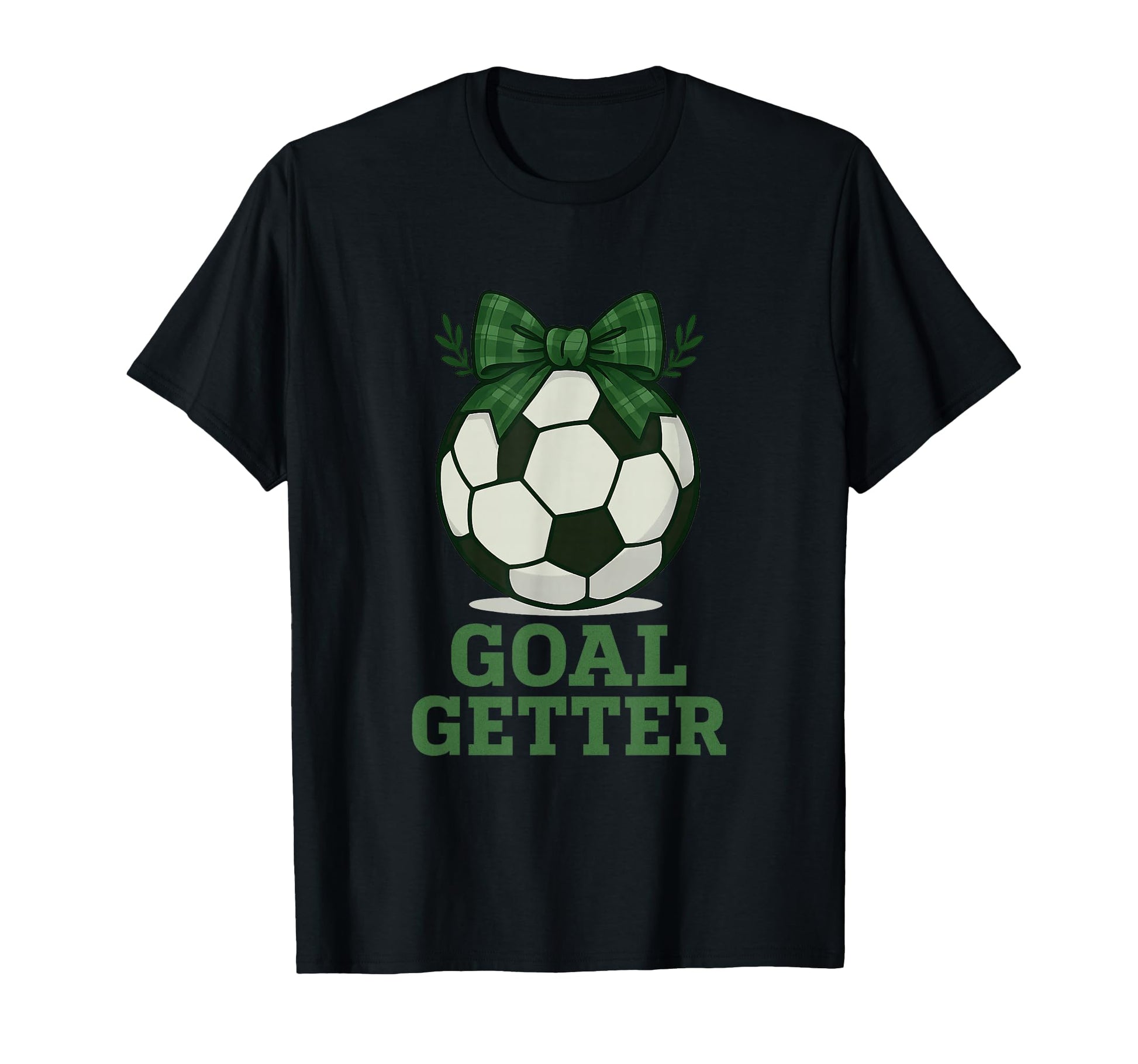 Goal Getter Soccer Mom Coquette Bow T-Shirt - Unique Graphic for Adults - T-Shirt, Sweatshirt, Hoodie