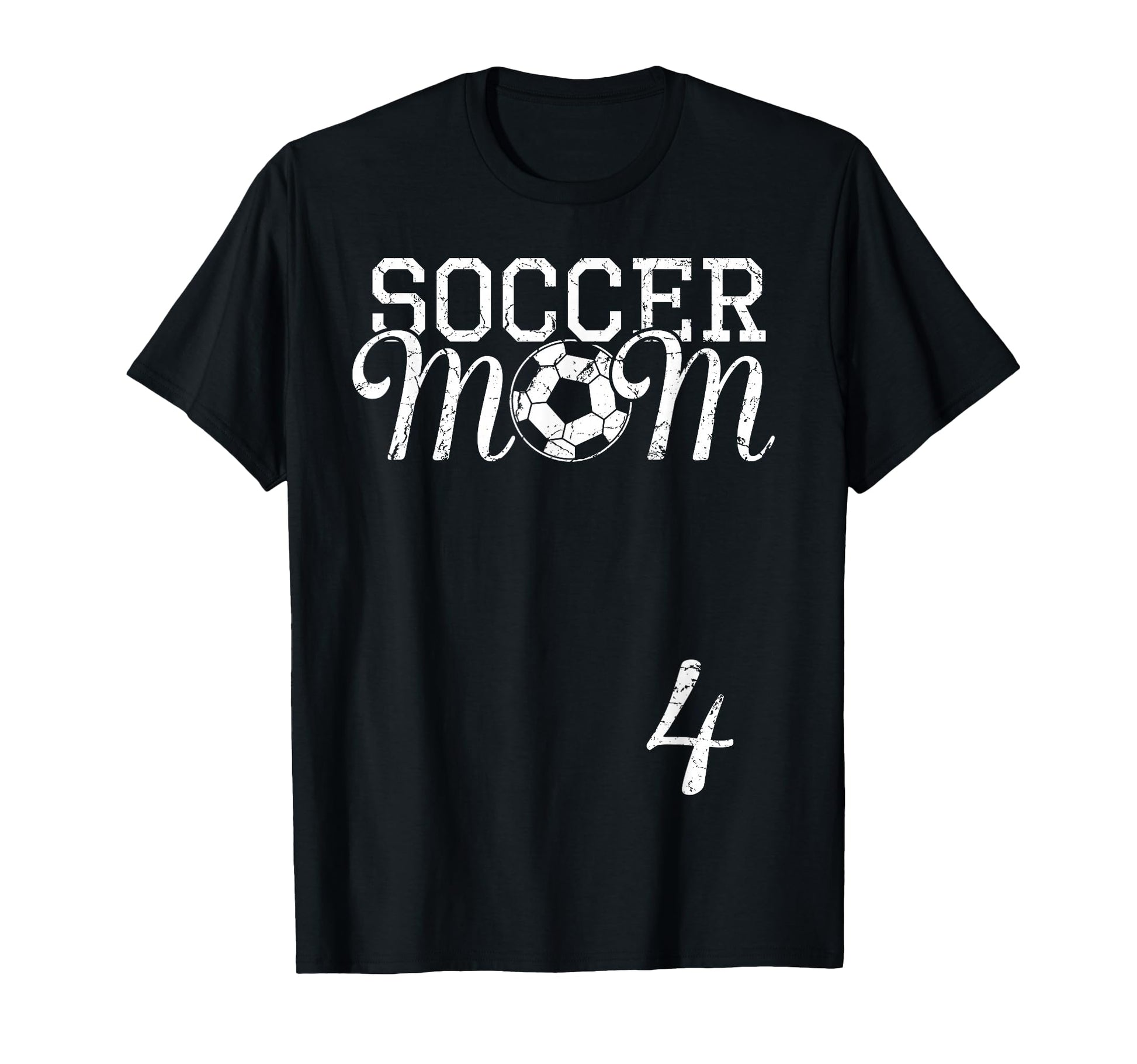 Soccer Mom Jersey Number 4 Favorite T-Shirt - Trendy Graphic Men Women - T-Shirt, Sweatshirt, Hoodie