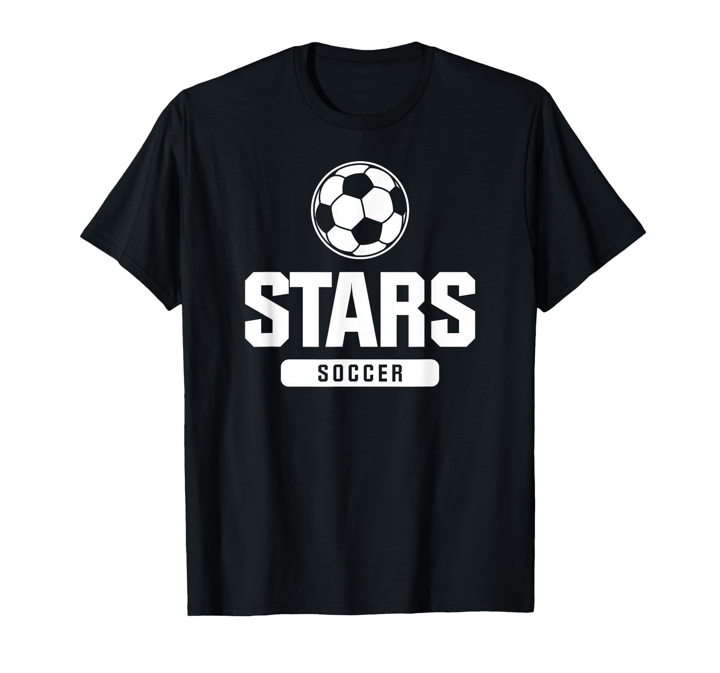 Stars Soccer Elementary Middle And High T-Shirt - Graphic Print Unisex - T-Shirt, Sweatshirt, Hoodie