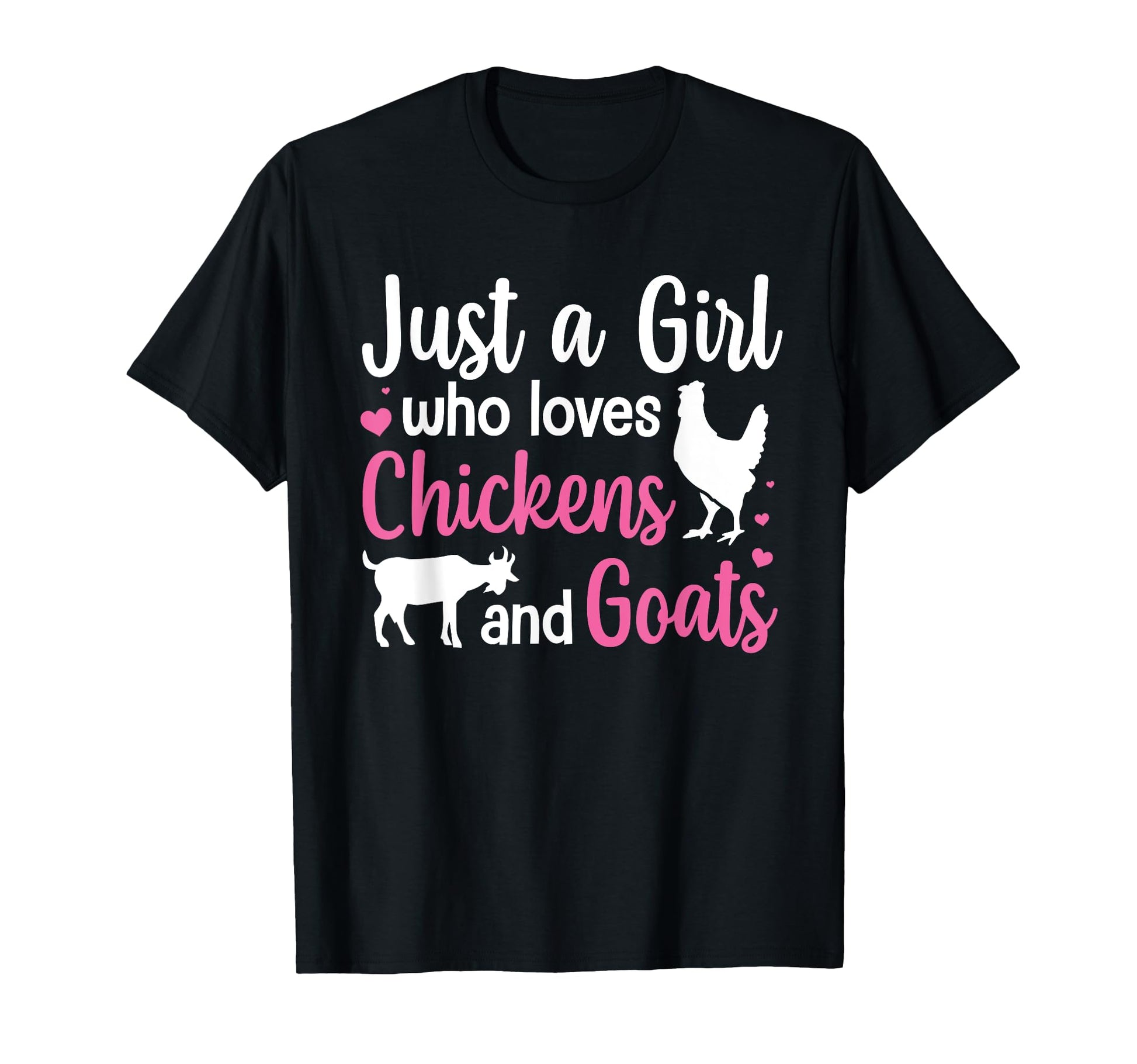 Chicken Goat Pygmy Goat Lover T-Shirt - Novelty Apparel for Adults - T-Shirt, Sweatshirt, Hoodie