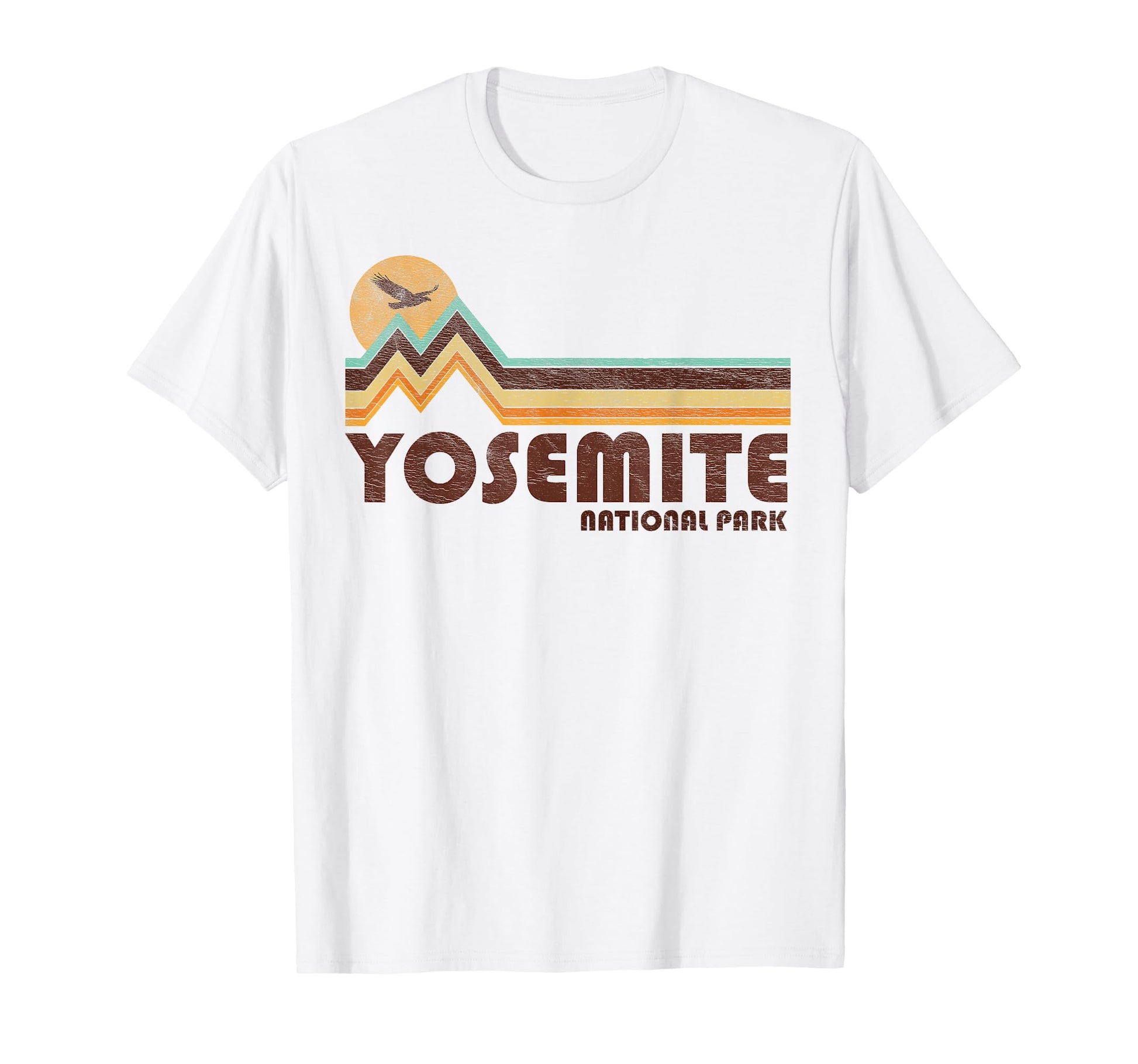Yosemite National Park 70S 80S T-Shirt - Fun Novelty Design Unisex - T-Shirt, Sweatshirt, Hoodie
