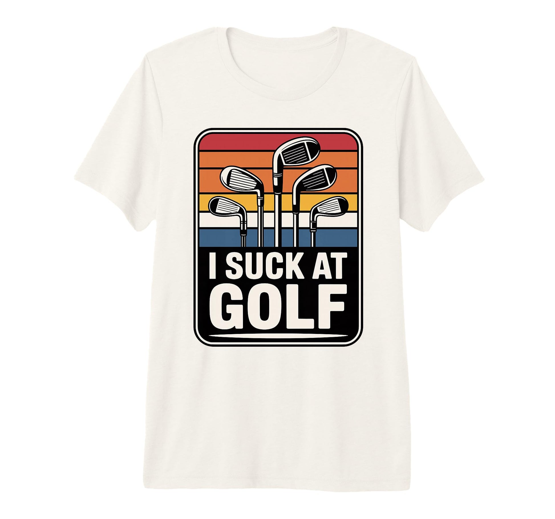I Suck Golf Loser Golfing Dad Funny T-Shirt - Aesthetic Graphic Unisex - T-Shirt, Sweatshirt, Hoodie