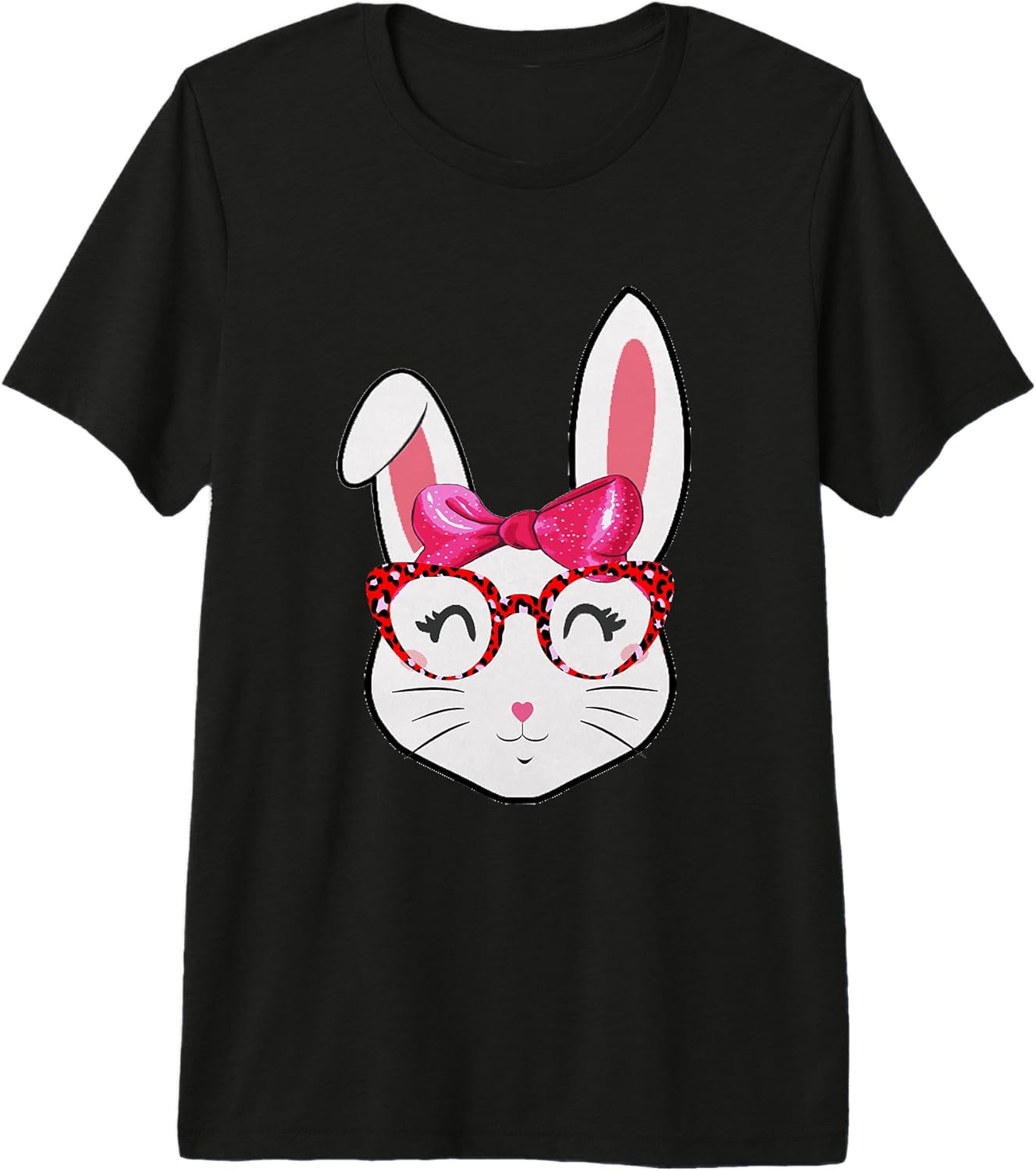 Cute bunny face wearing glasses easter day 2026 Unisex T-shirt, Sweatshirt, Hoodie, Long Sleeve Tee - T-Shirt, Sweatshirt, Hoodie