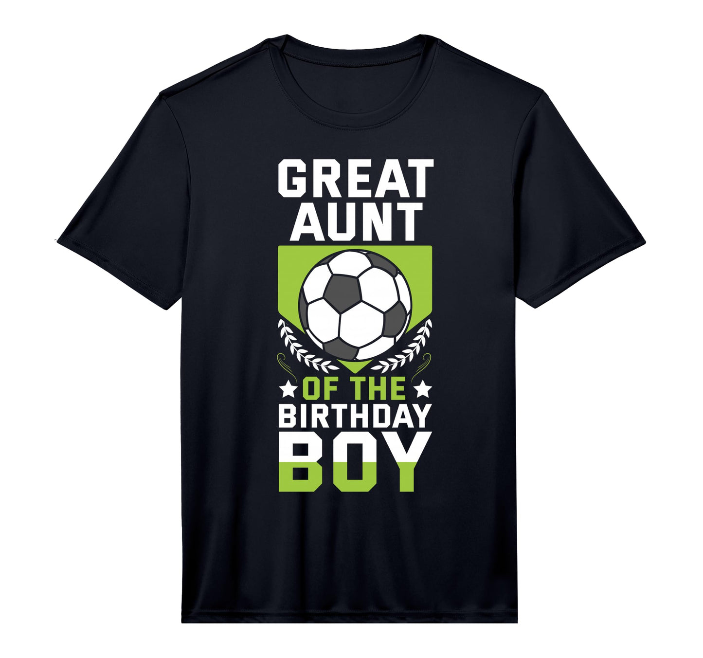 Great Aunt Birthday Soccer Player T-Shirt - Custom Art Print Men Women - T-Shirt, Sweatshirt, Hoodie