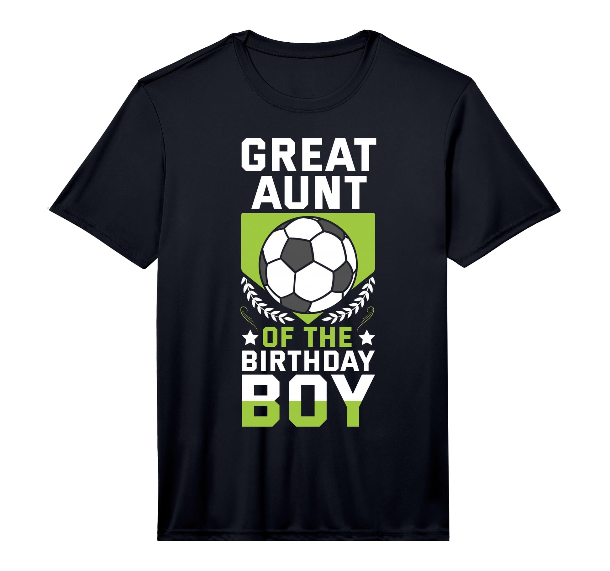Great Aunt Birthday Soccer Player T-Shirt - Custom Art Print Men Women - T-Shirt, Sweatshirt, Hoodie