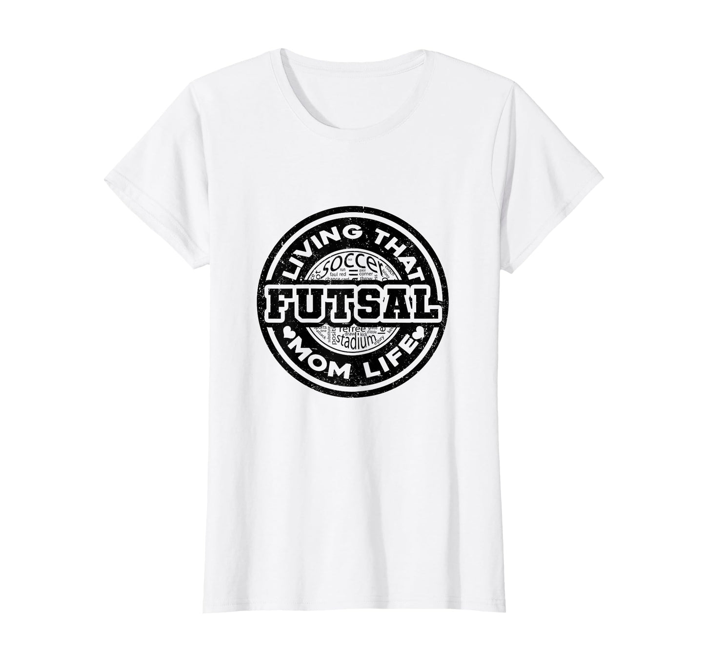 Living That Futsal Mom Life Indoor T-Shirt - Aesthetic Graphic for Adults - T-Shirt, Sweatshirt, Hoodie