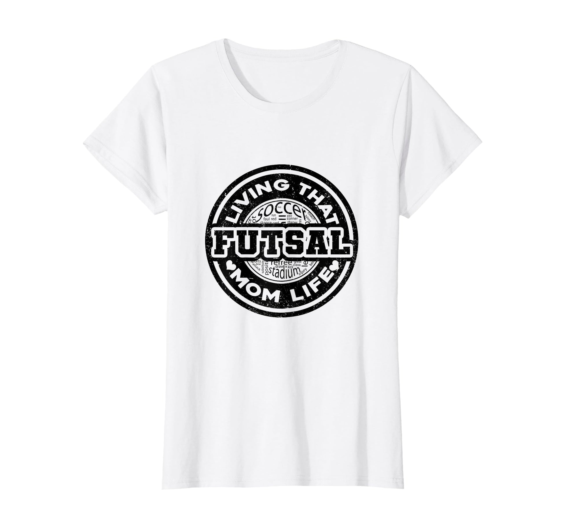 Living That Futsal Mom Life Indoor T-Shirt - Aesthetic Graphic for Adults - T-Shirt, Sweatshirt, Hoodie