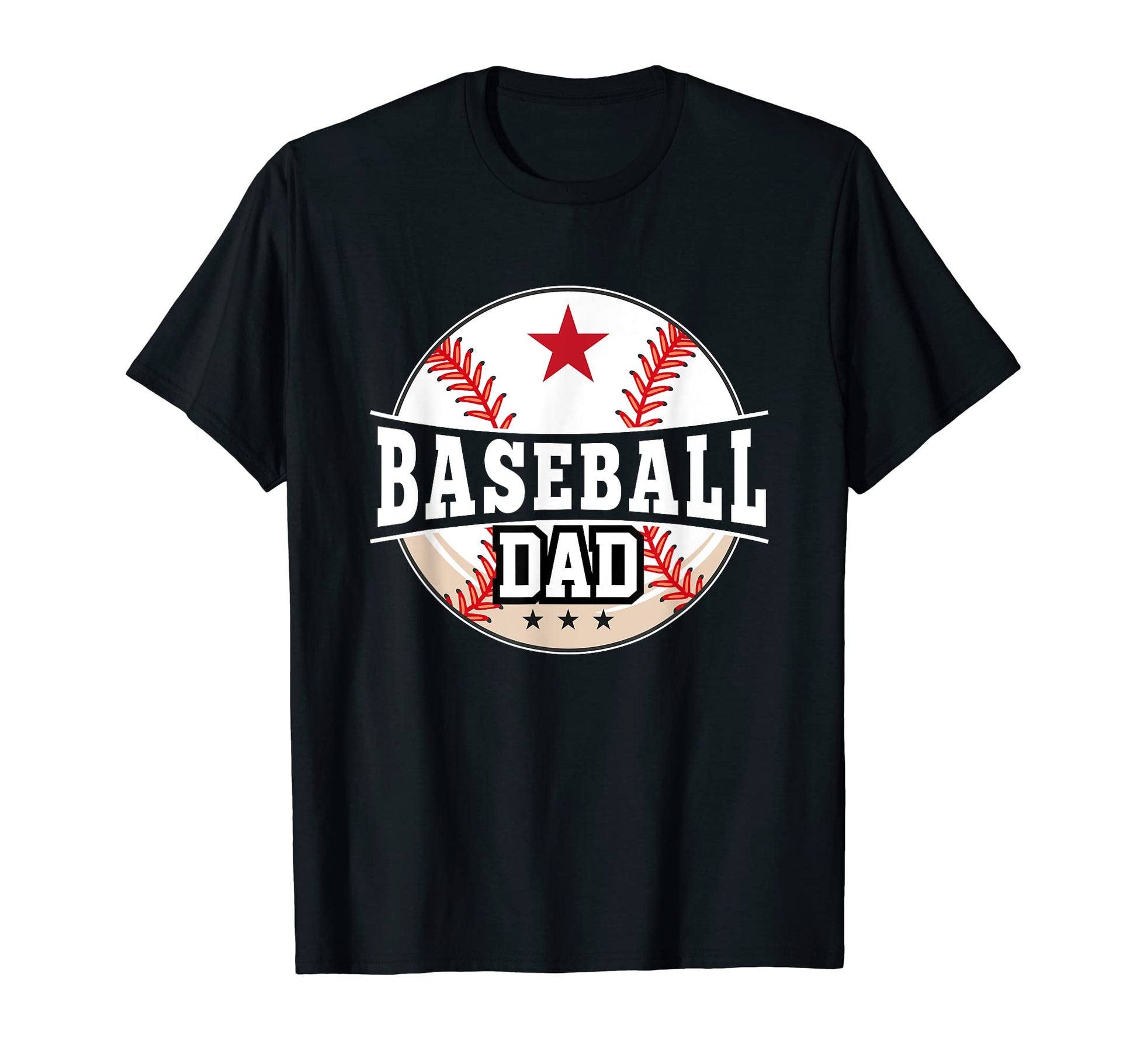 Mens Baseball Dad Dad Fathers Day T-Shirt - Graphic Print Men Women - T-Shirt, Sweatshirt, Hoodie