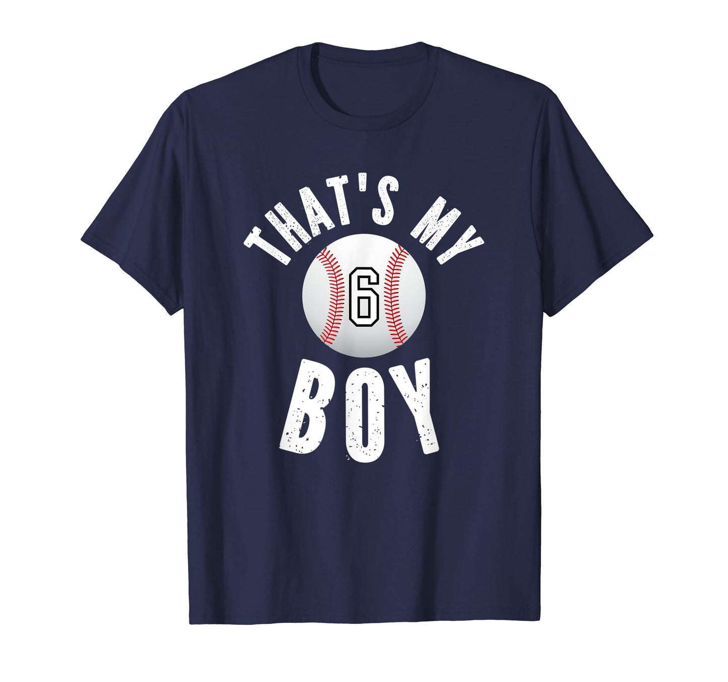 Thats My Baseball Jersey Number 6 Mom T-Shirt - Aesthetic Graphic Unisex - T-Shirt, Sweatshirt, Hoodie