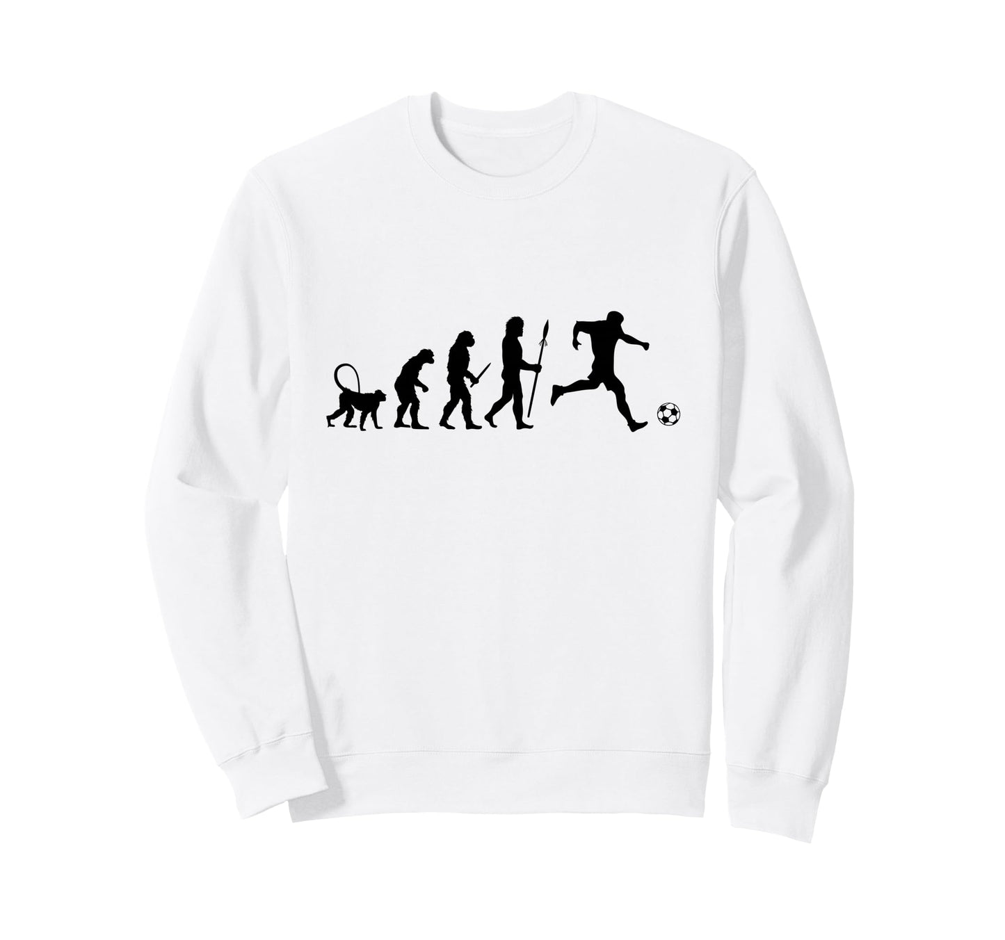 Evolution Soccer Sweatshirt - Casual Everyday Wear Unisex - T-Shirt, Sweatshirt, Hoodie