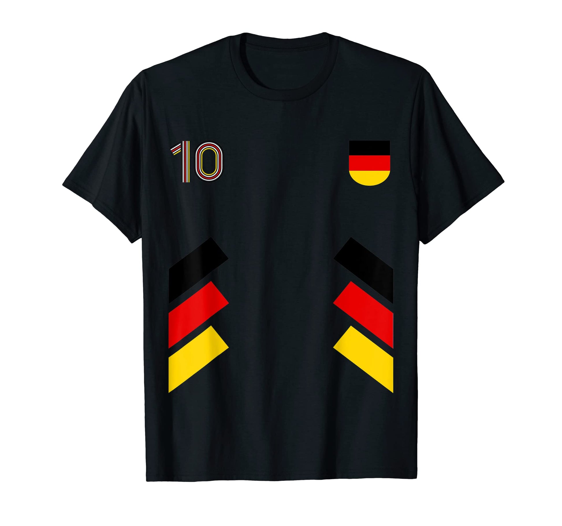 Retro10 Germany Football Germany Soccer T-Shirt - Unique Graphic Unisex - T-Shirt, Sweatshirt, Hoodie