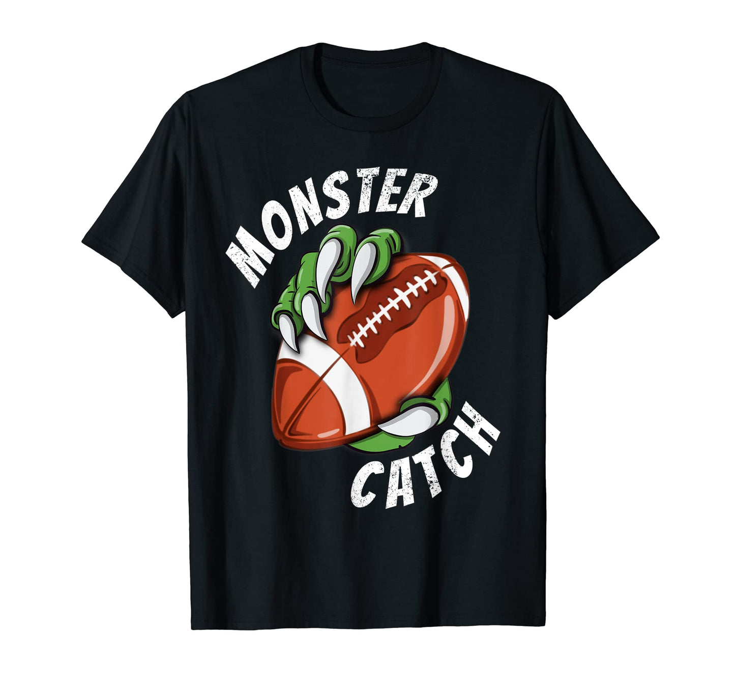 Football Monster Catch Funny Team T-Shirt - Graphic Print for Adults - T-Shirt, Sweatshirt, Hoodie