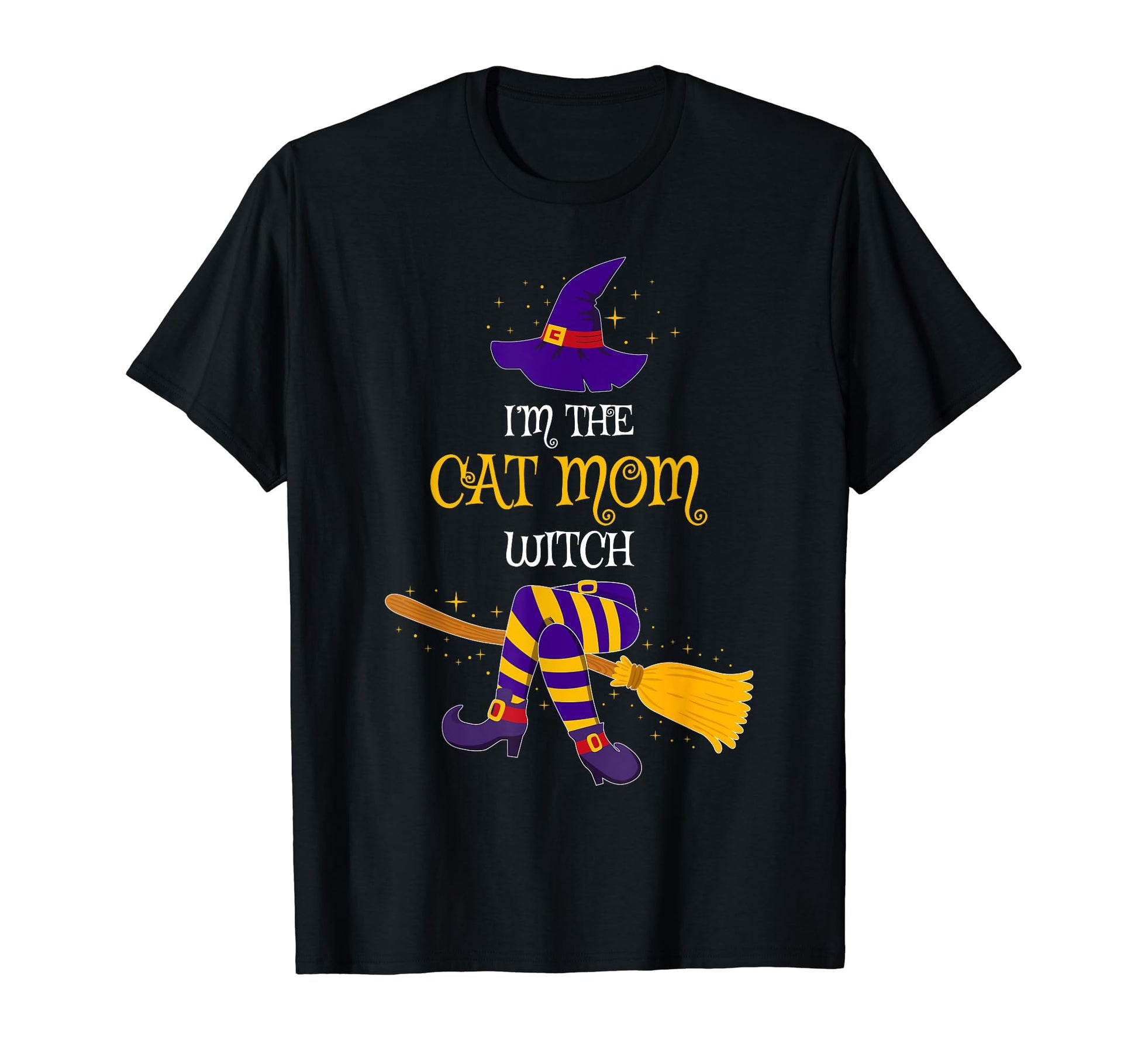 Im Cat Mom Witch Family Matching T-Shirt - Graphic Print for Adults - T-Shirt, Sweatshirt, Hoodie