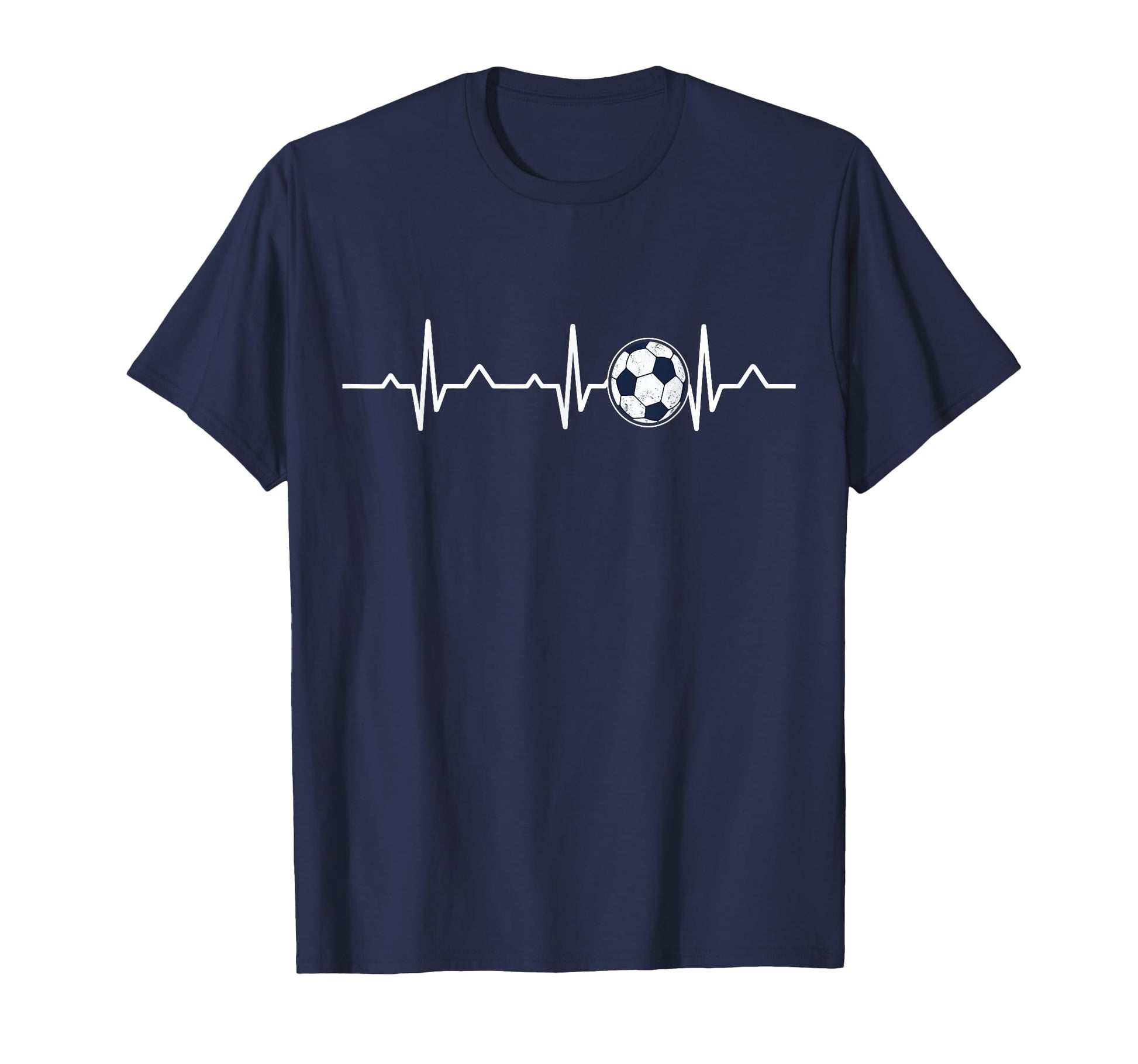 Heartbeat Soccer Lover Soccer Fans T-Shirt - Custom Art Print Men Women - T-Shirt, Sweatshirt, Hoodie