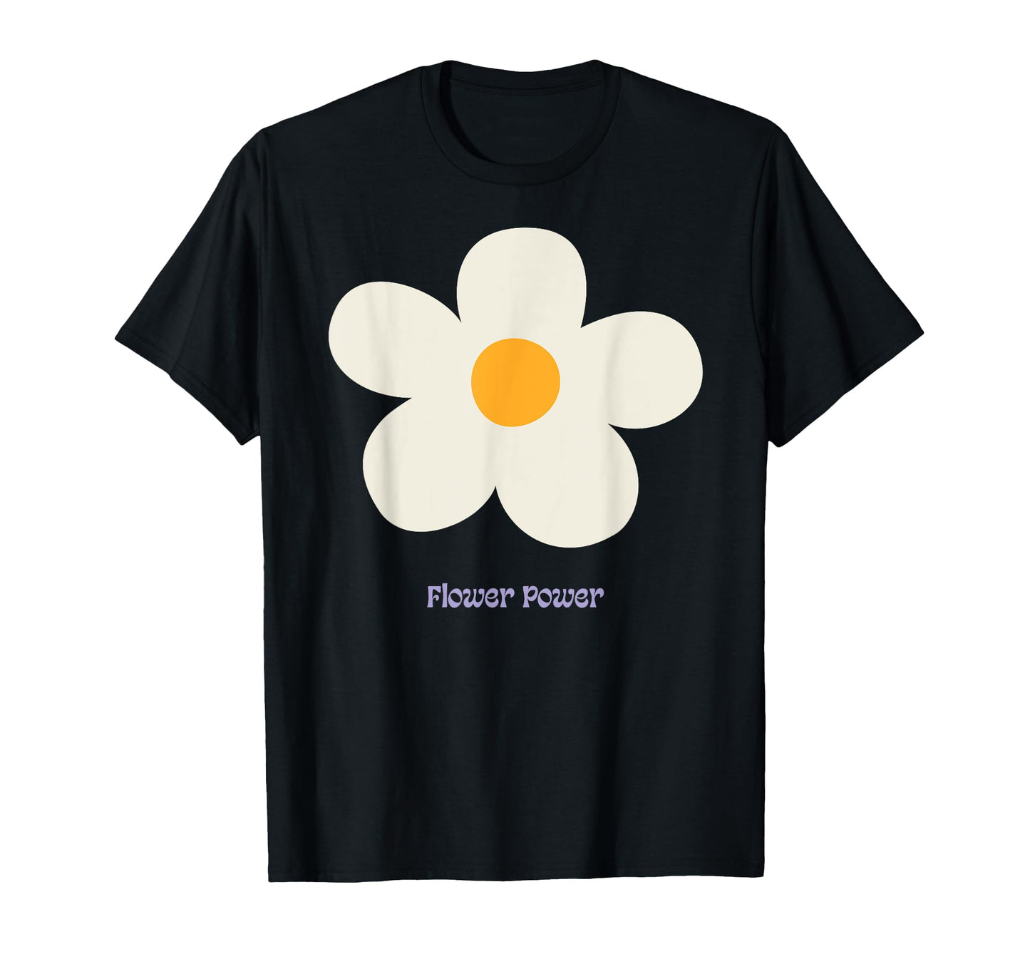 Floral Hippie Groovy 70S Flowers T-Shirt - Fun Novelty Design Men Women - T-Shirt, Sweatshirt, Hoodie