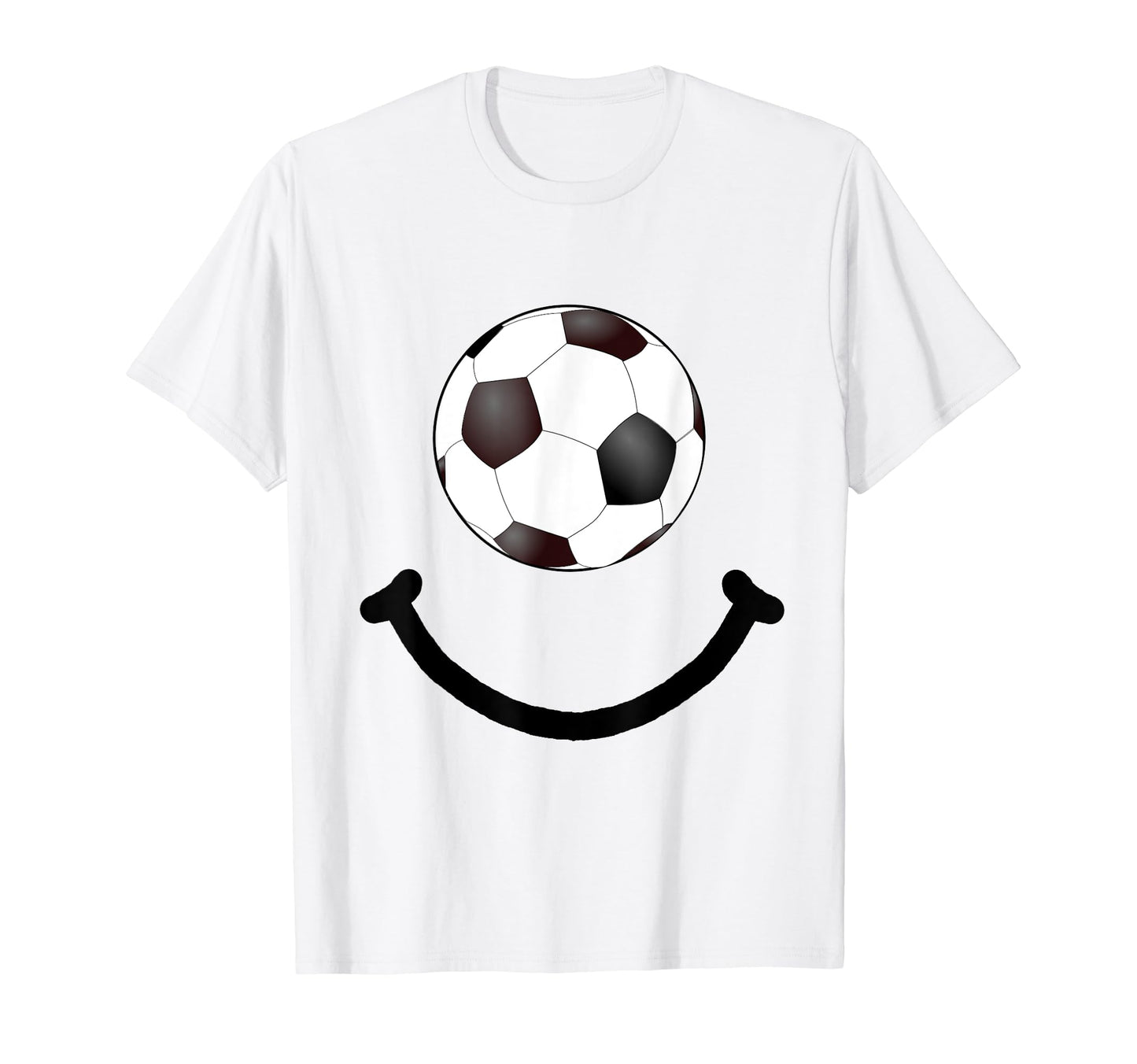 Soccer Smile Fan Happy T-Shirt - Fun Novelty Design for Adults - T-Shirt, Sweatshirt, Hoodie