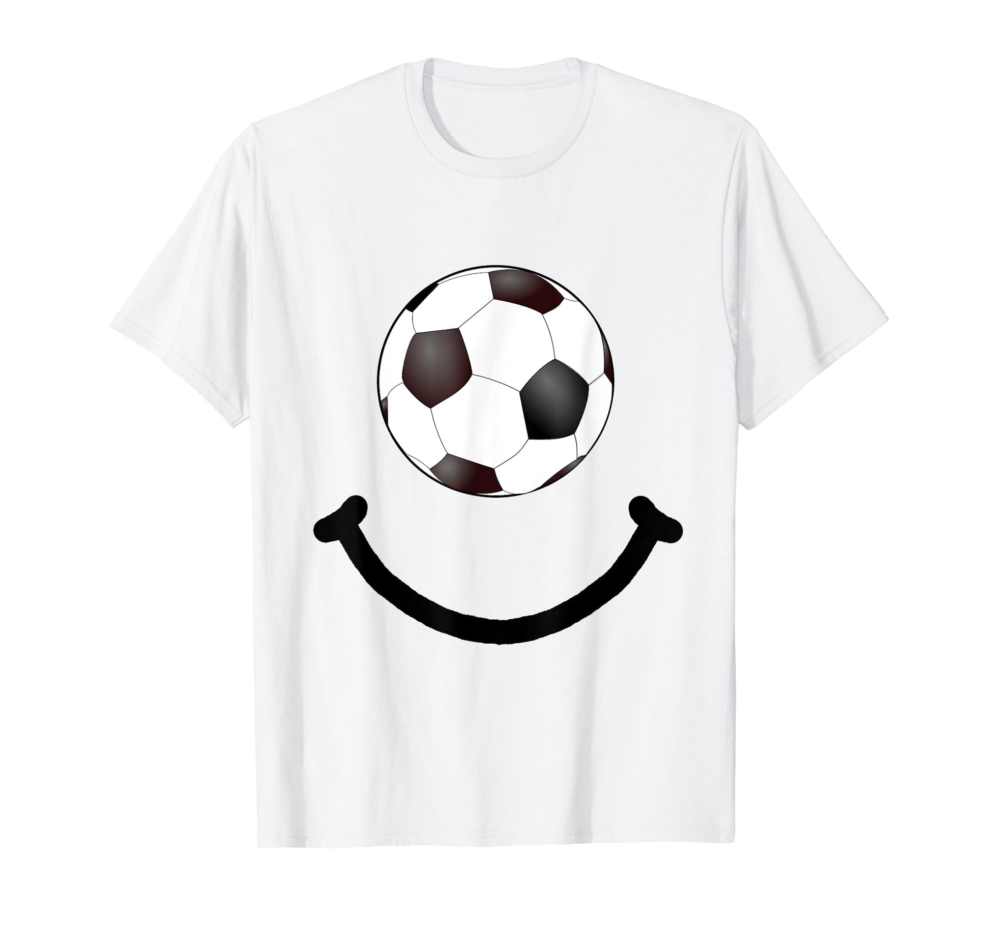 Soccer Smile Fan Happy T-Shirt - Fun Novelty Design for Adults - T-Shirt, Sweatshirt, Hoodie