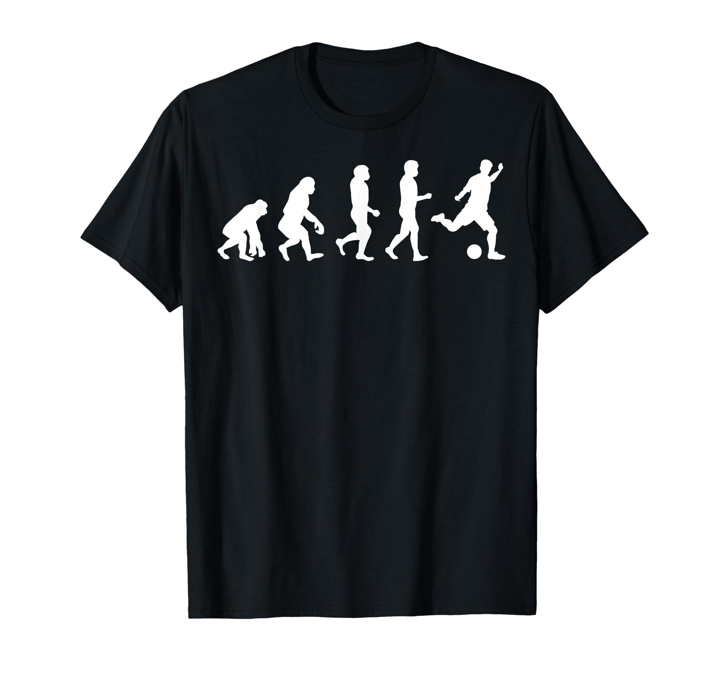 Funny Football Evolution Soccer T-Shirt - Streetwear Style for Adults - T-Shirt, Sweatshirt, Hoodie