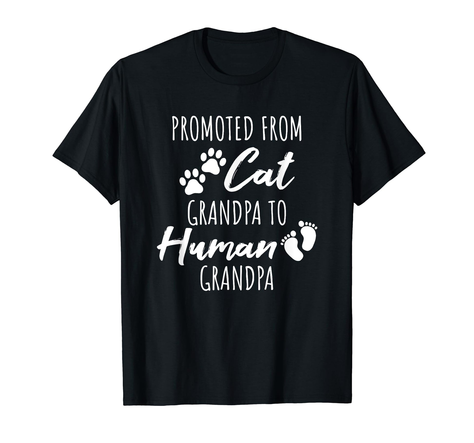 Promoted From Cat Grandpa To T-Shirt - Casual Everyday Wear for Adults - T-Shirt, Sweatshirt, Hoodie