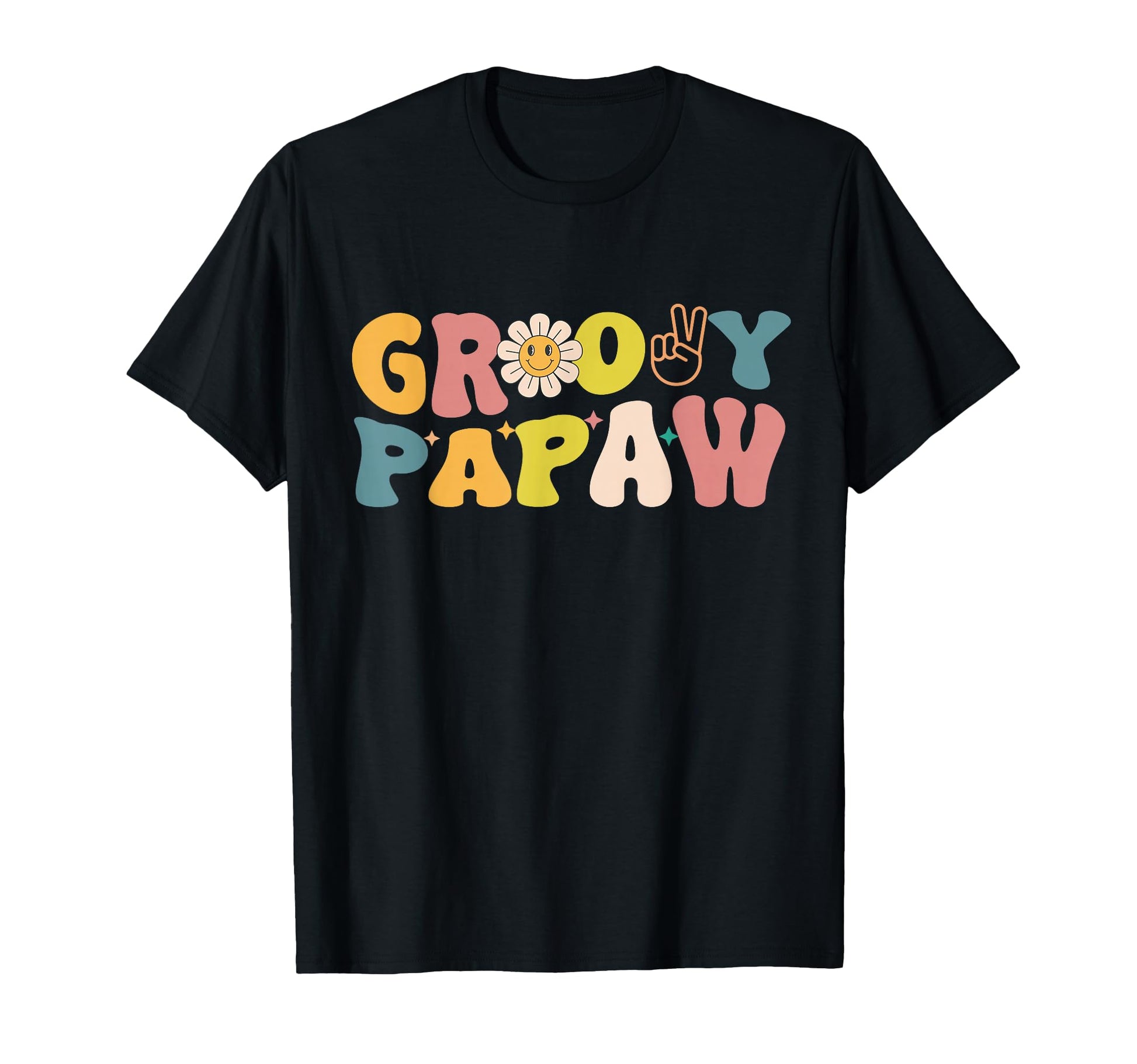 Groovy Papaw Matching Family Birthday T-Shirt - Trendy Graphic Unisex - T-Shirt, Sweatshirt, Hoodie
