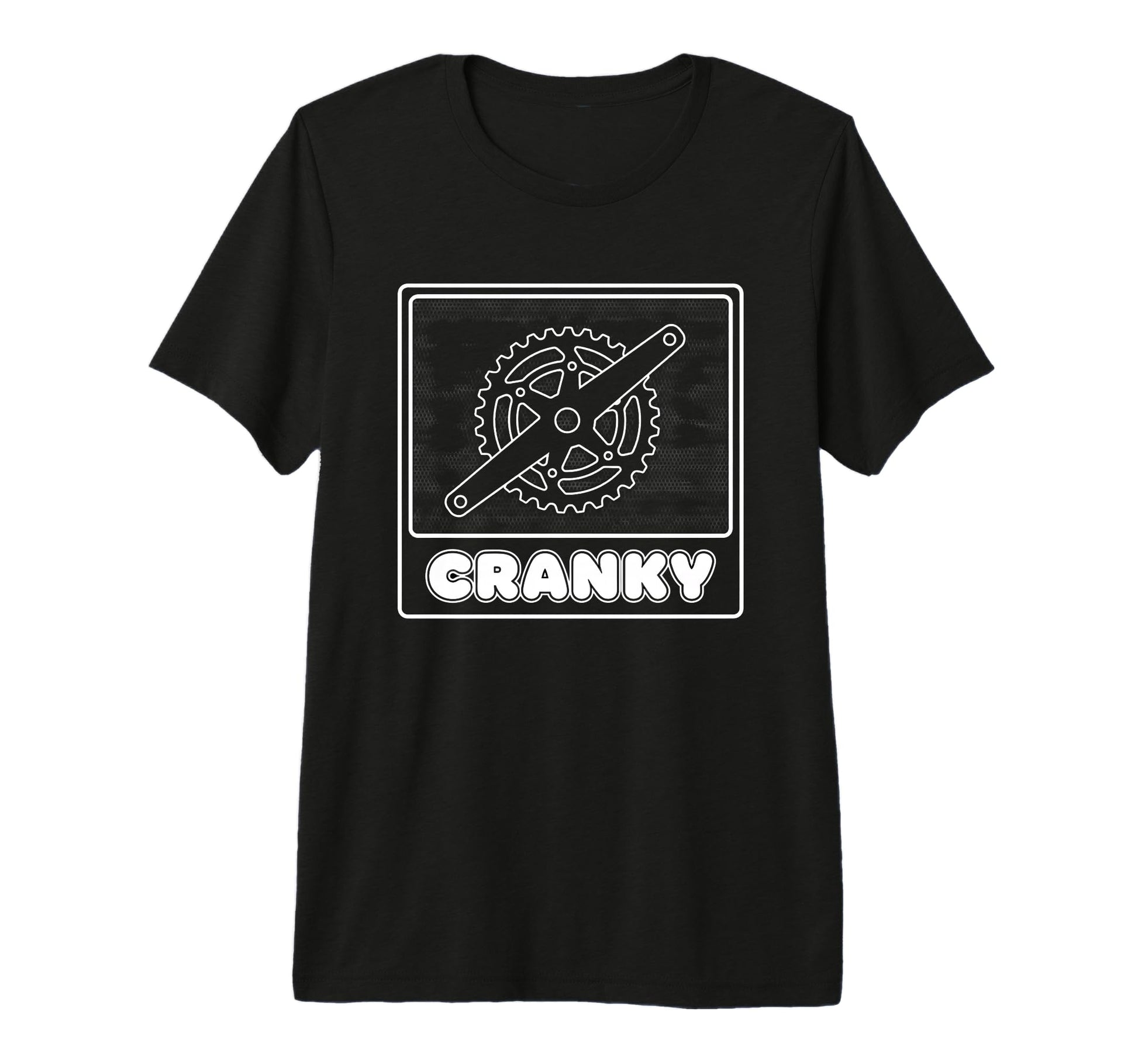 Cranky Bicycle Dad Cycling Crank T-Shirt - Casual Everyday Wear Unisex - T-Shirt, Sweatshirt, Hoodie