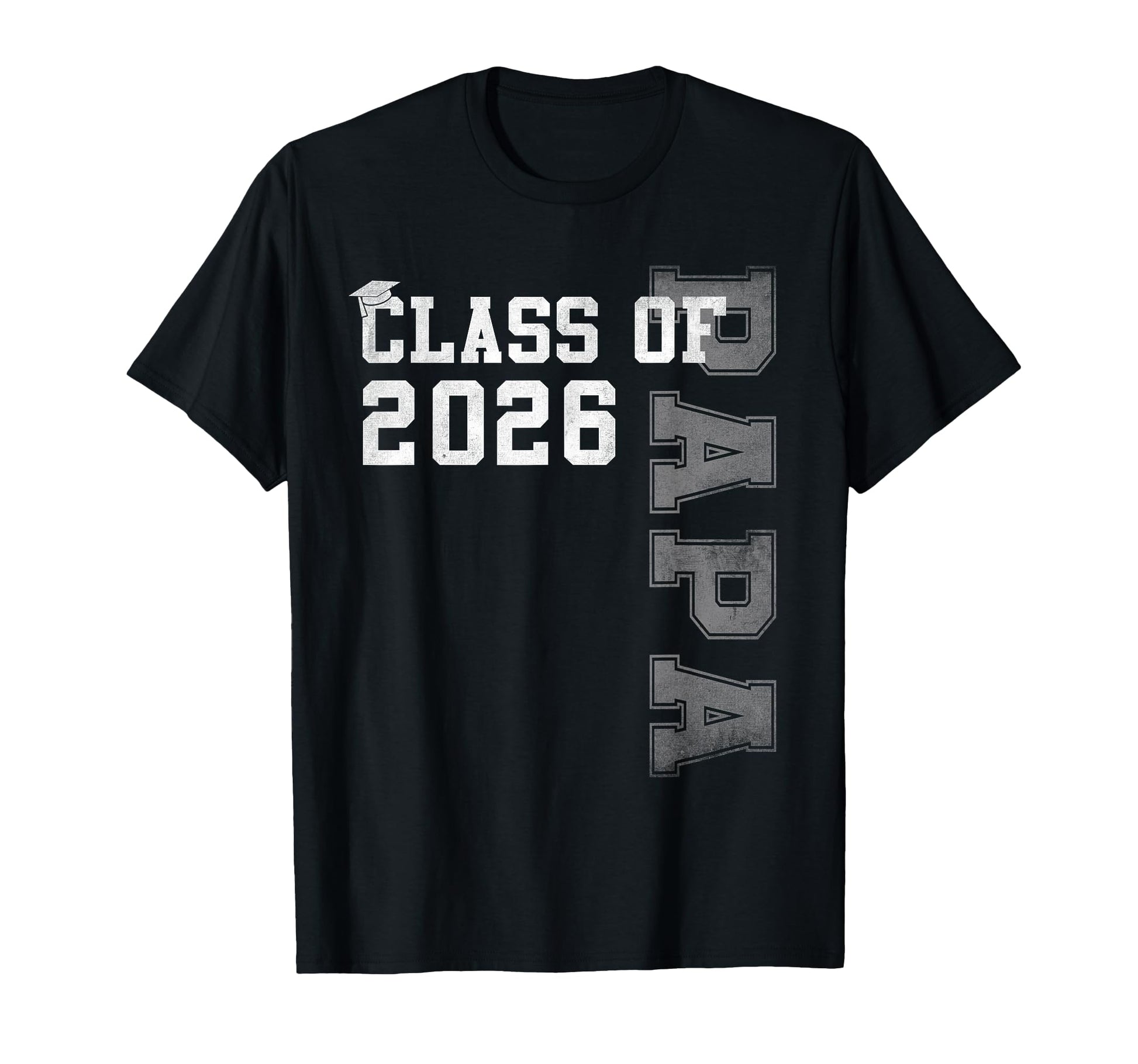 Proud Papa 2026 Graduate Grad T-Shirt - Aesthetic Graphic for Adults - T-Shirt, Sweatshirt, Hoodie