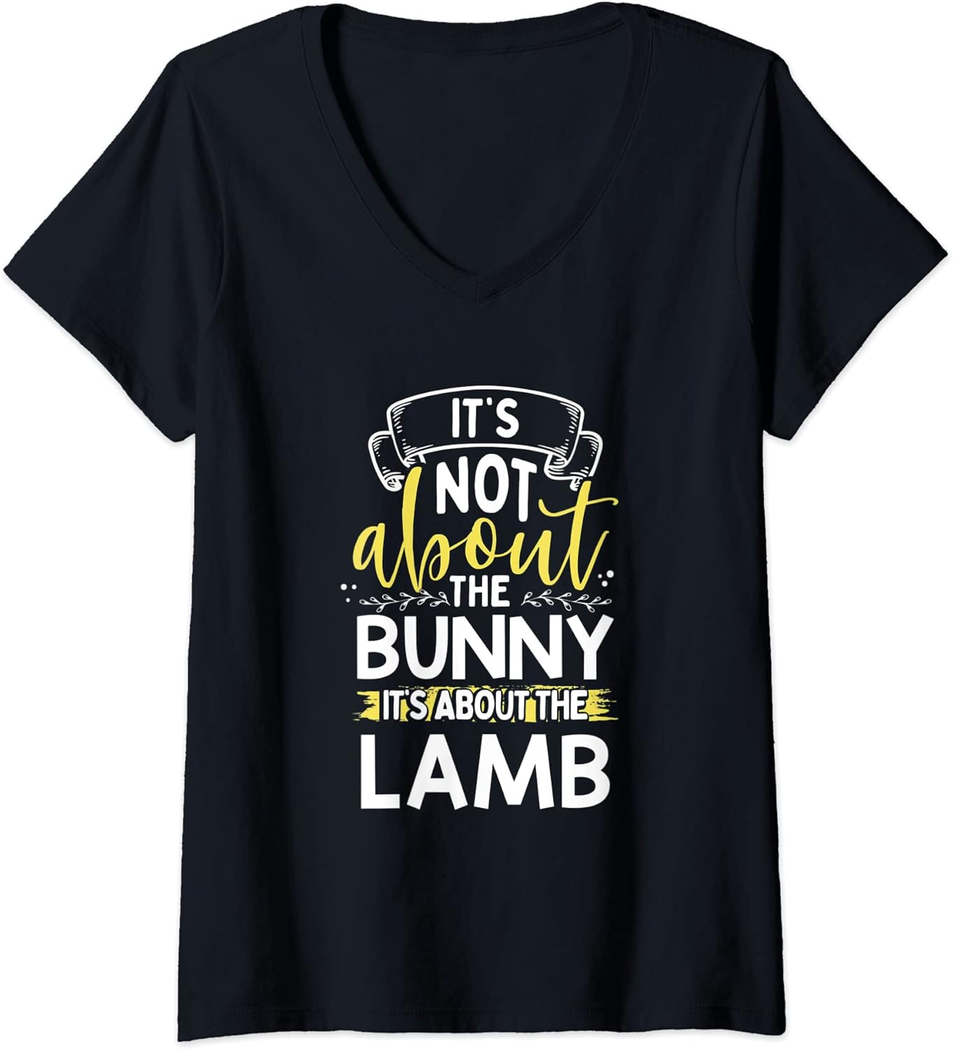 Its Not About Bunny Its About Lamb Easter Merch Unisex T-shirt, Sweatshirt, Hoodie, Long Sleeve Tee - T-Shirt, Sweatshirt, Hoodie