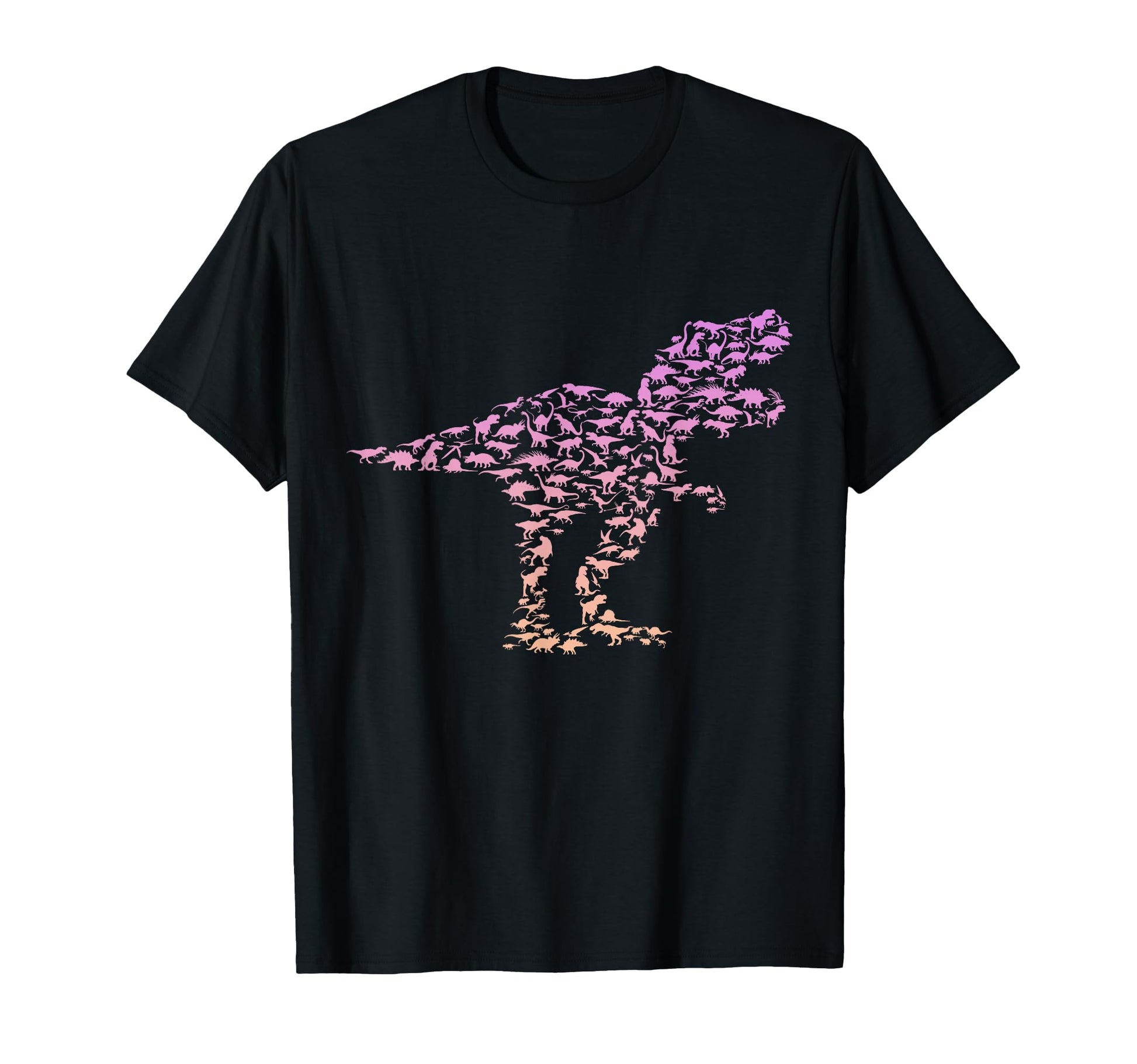 Silhouette Icon Trex Tyrannosaurus T-Shirt - Casual Everyday Wear Unisex - T-Shirt, Sweatshirt, Hoodie