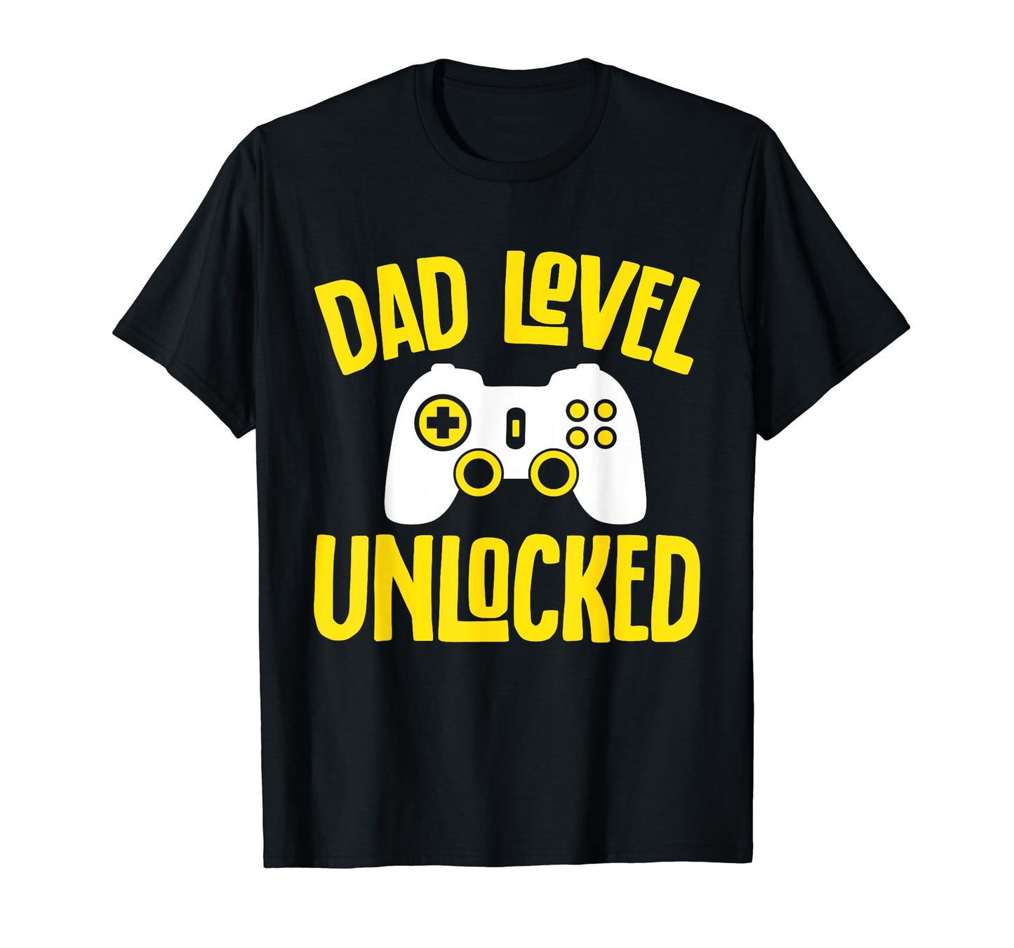 Dad Level Unlocked Gamer Dad Funny T-Shirt - Graphic Print for Adults - T-Shirt, Sweatshirt, Hoodie