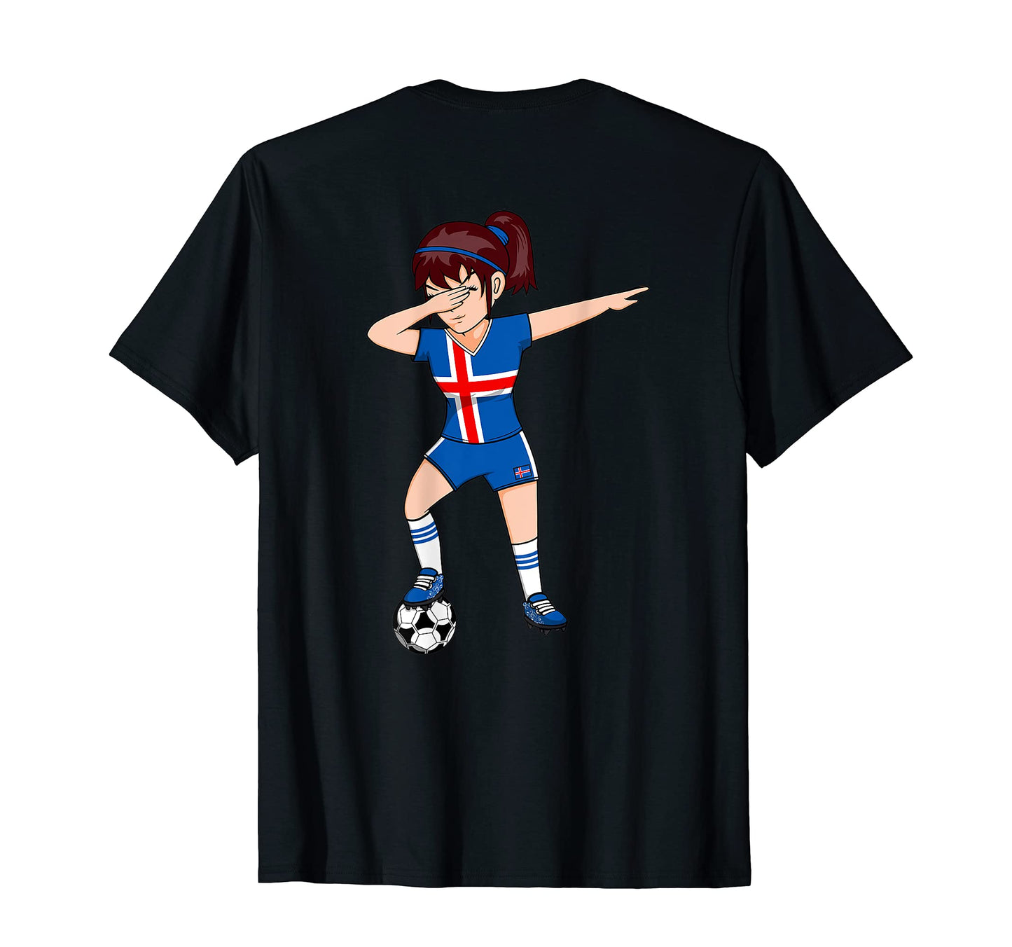 Dabbing Soccer Iceland Jersey T-Shirt - Fun Novelty Design Unisex - T-Shirt, Sweatshirt, Hoodie
