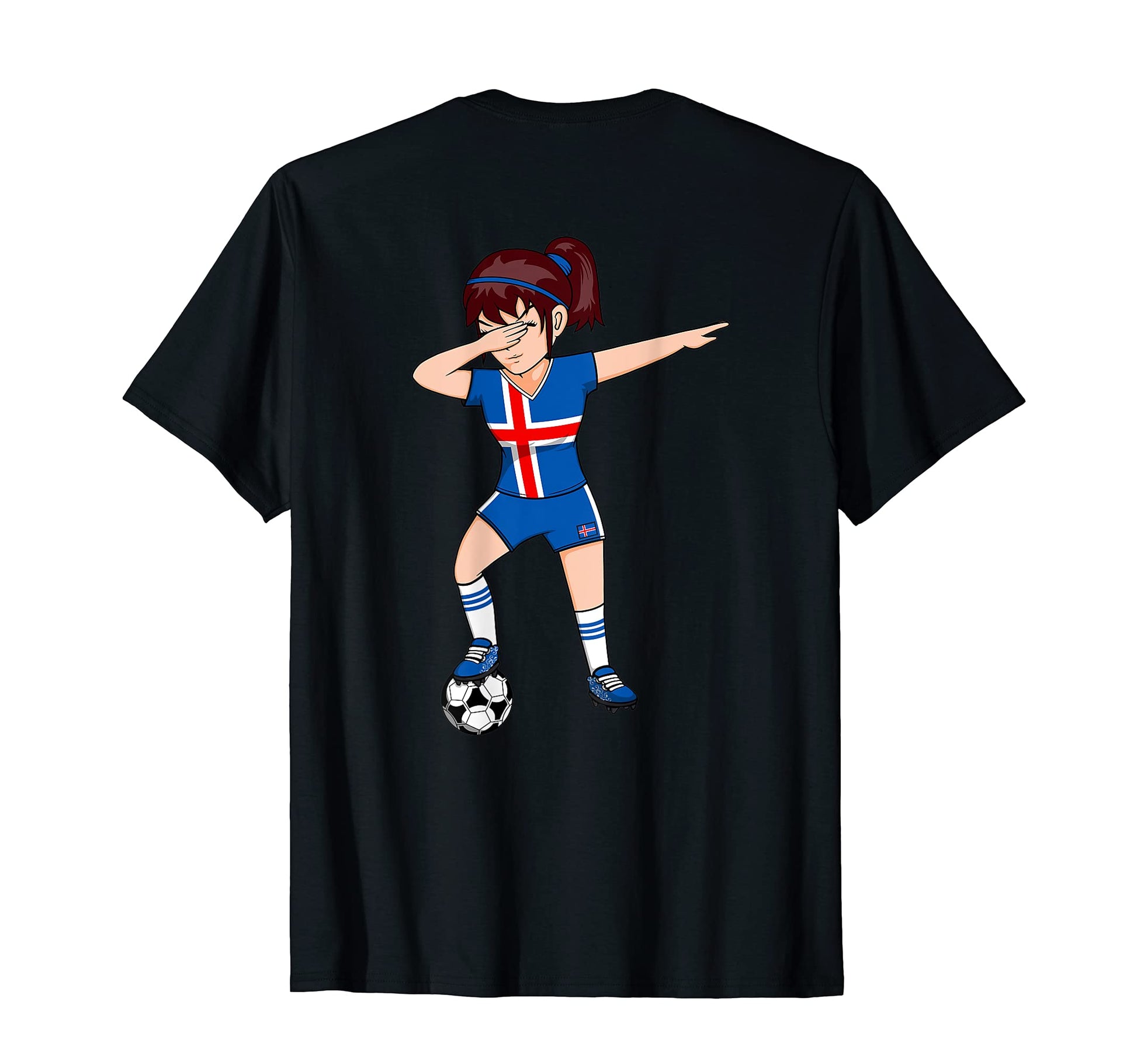 Dabbing Soccer Iceland Jersey T-Shirt - Fun Novelty Design Unisex - T-Shirt, Sweatshirt, Hoodie