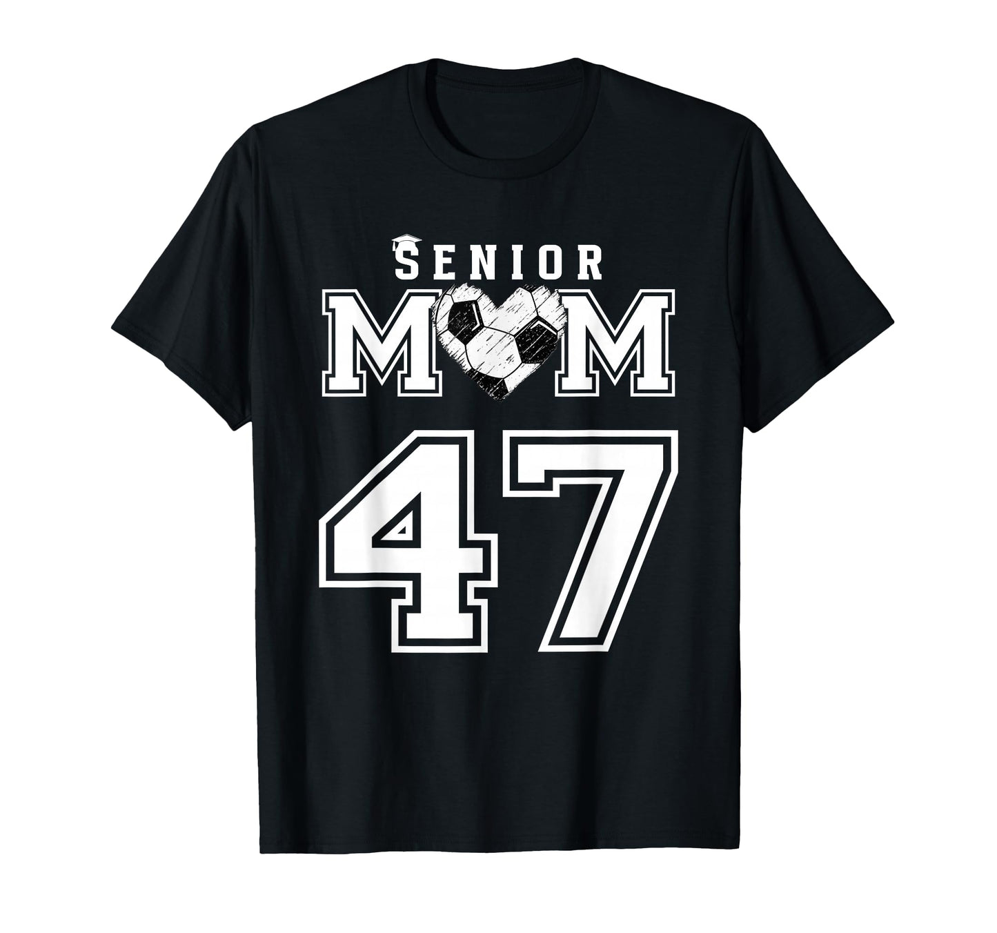 Proud Senior Soccer Mom Custom Jersey T-Shirt - Graphic Print for Adults - T-Shirt, Sweatshirt, Hoodie