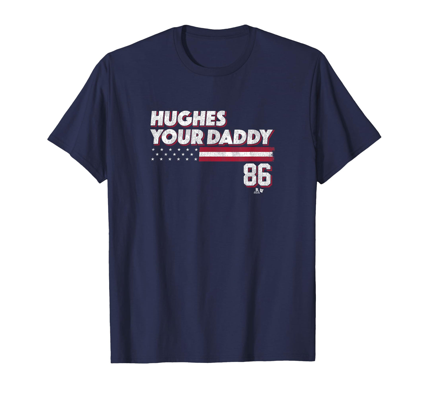Jack Hughes Your Daddy Stars Stripes T-Shirt - Trendy Graphic for Adults - T-Shirt, Sweatshirt, Hoodie