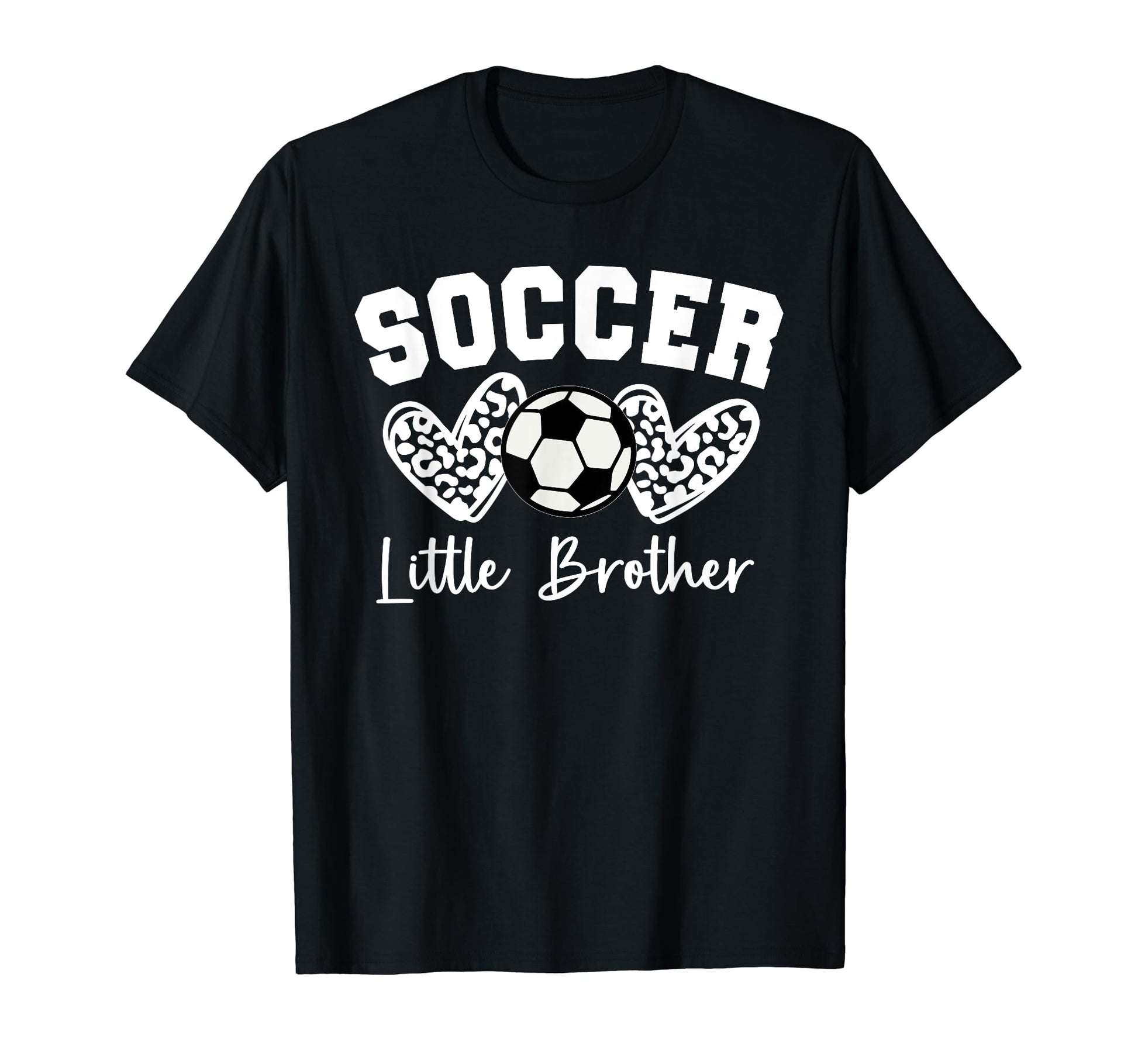 Soccer Little Brother Matching Family T-Shirt - Custom Art Print Unisex - T-Shirt, Sweatshirt, Hoodie