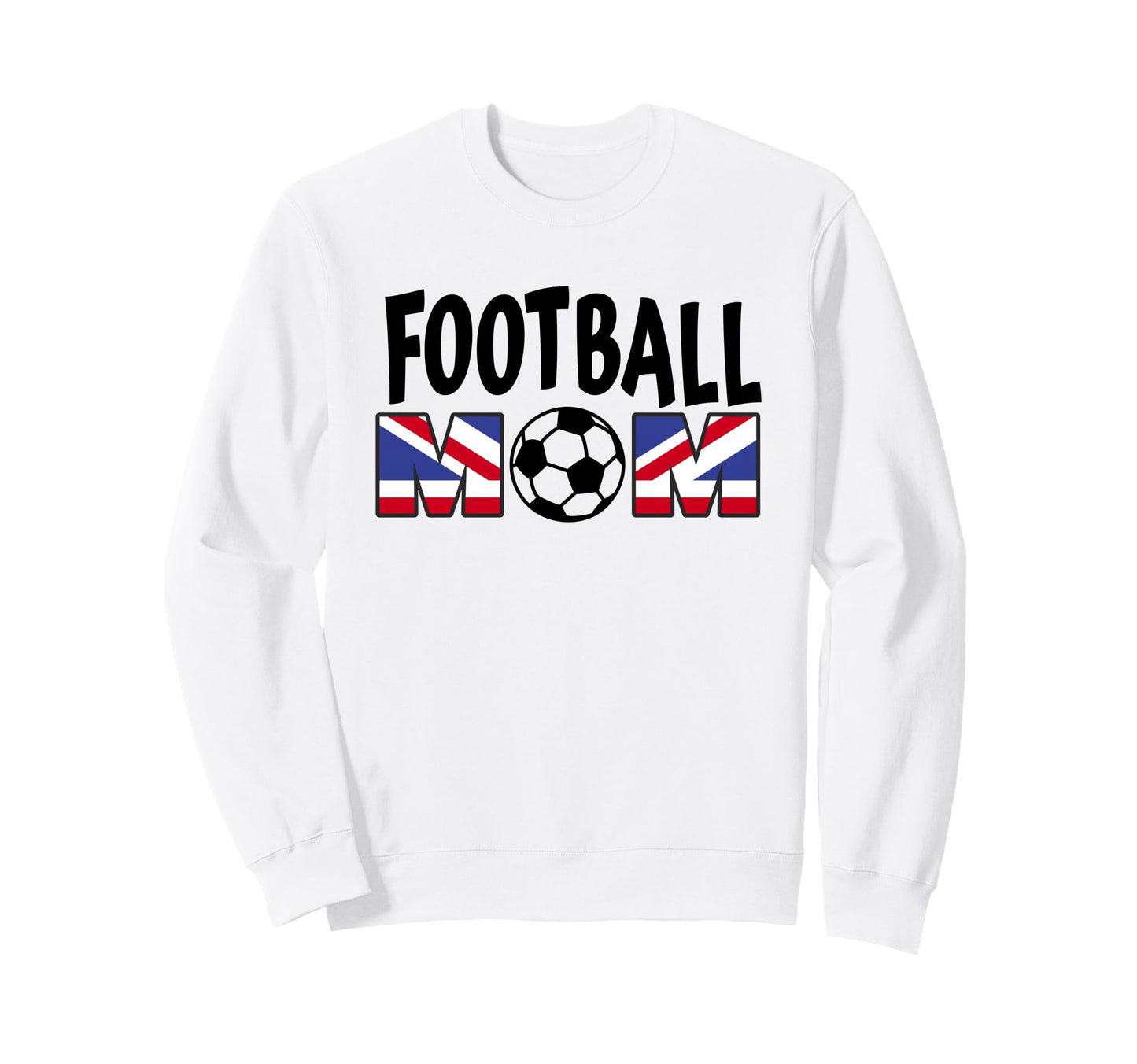 Football Mom Soccer Game Day Gift Sweatshirt - Minimalist Print for Adults - T-Shirt, Sweatshirt, Hoodie
