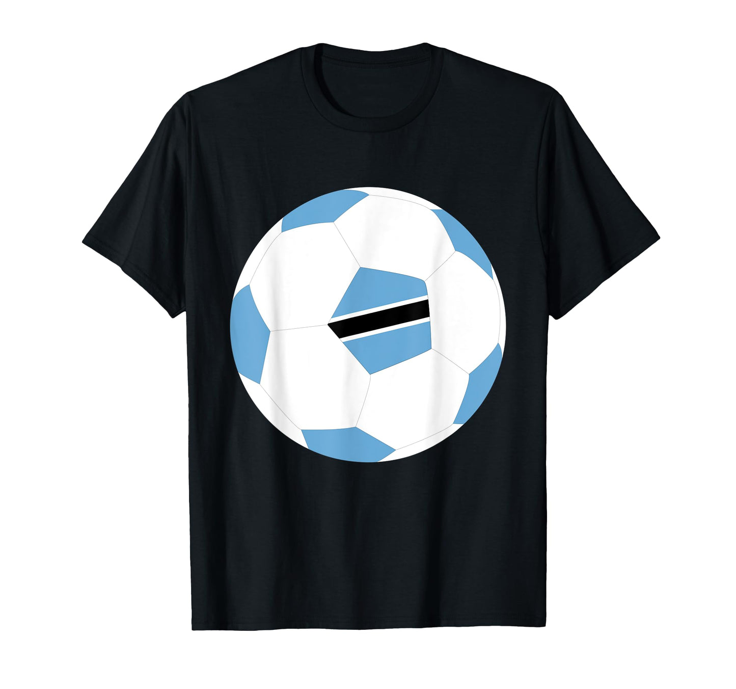 Botswana Soccer Ball Motswana Flag T-Shirt - Trendy Graphic Men Women - T-Shirt, Sweatshirt, Hoodie
