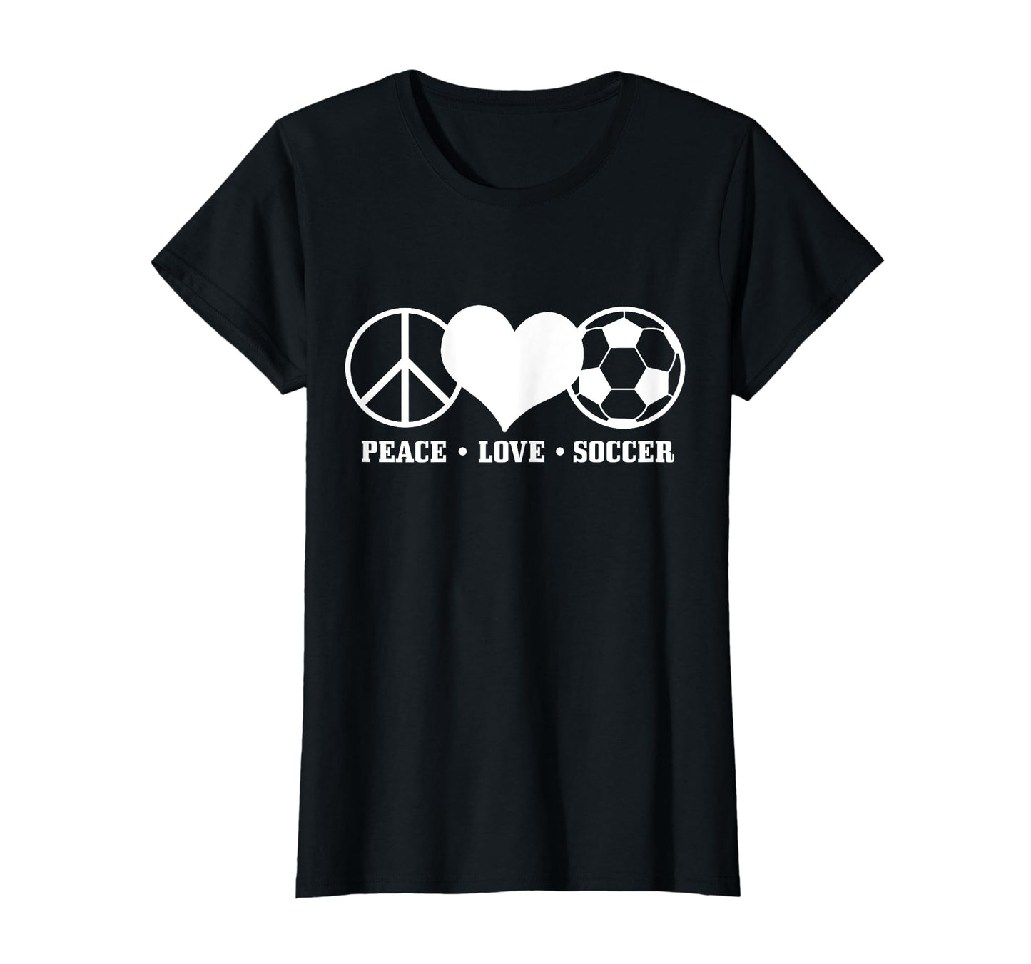 Soccer Player Coach Sports Peace T-Shirt - Custom Art Print for Adults - T-Shirt, Sweatshirt, Hoodie