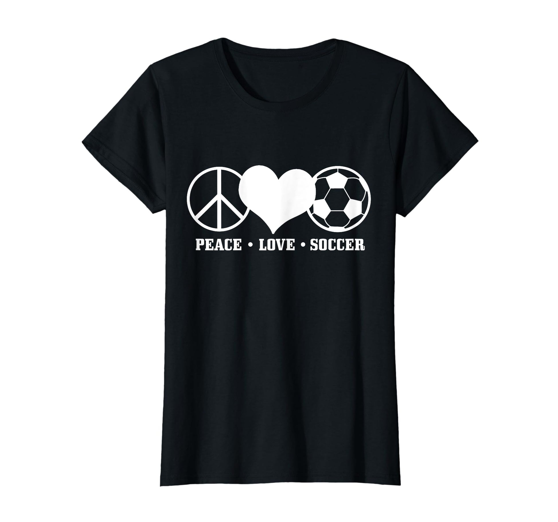 Soccer Player Coach Sports Peace T-Shirt - Custom Art Print for Adults - T-Shirt, Sweatshirt, Hoodie