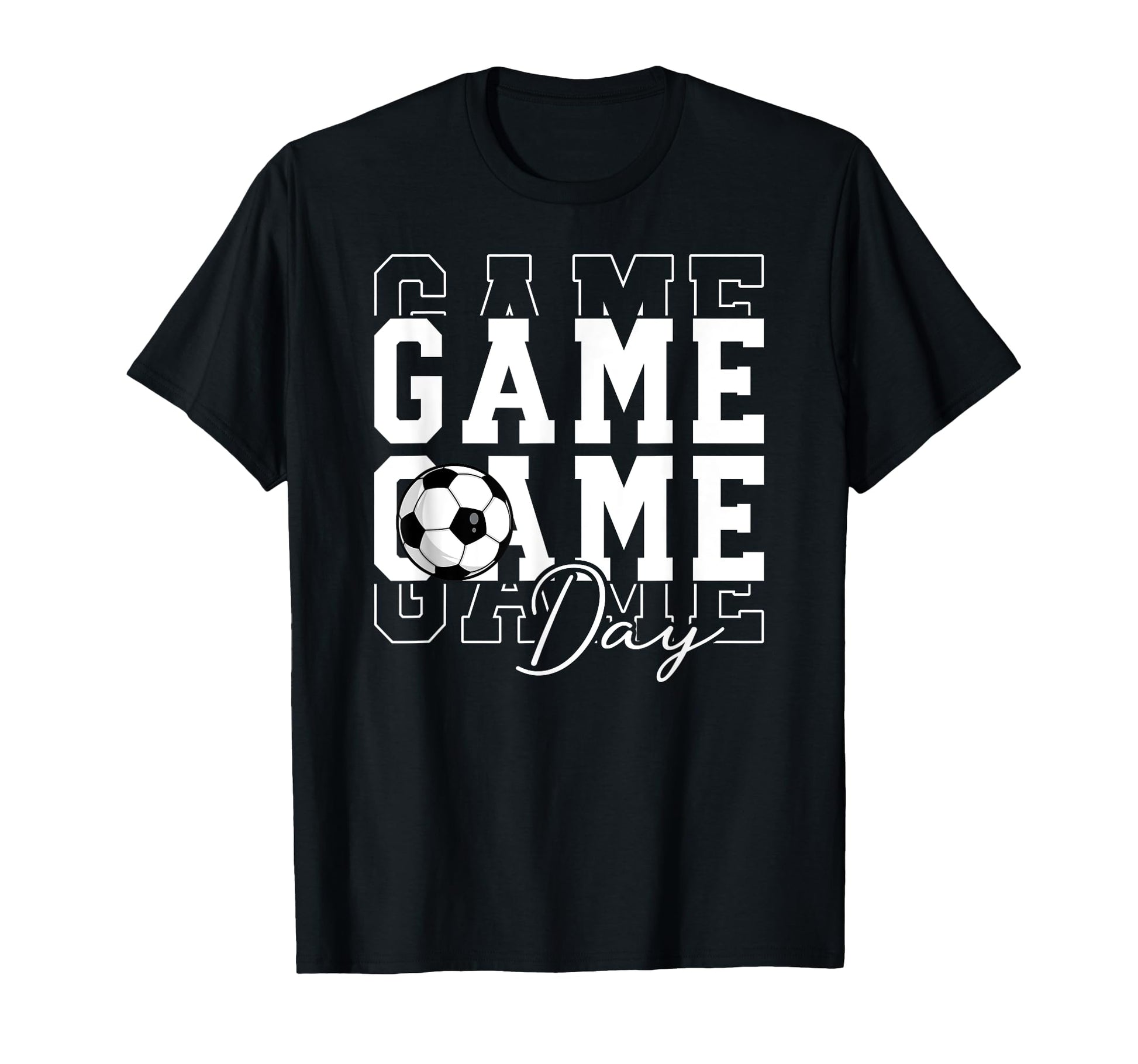 Game Day Soccer Funny Soccer Game T-Shirt - Aesthetic Graphic for Adults - T-Shirt, Sweatshirt, Hoodie
