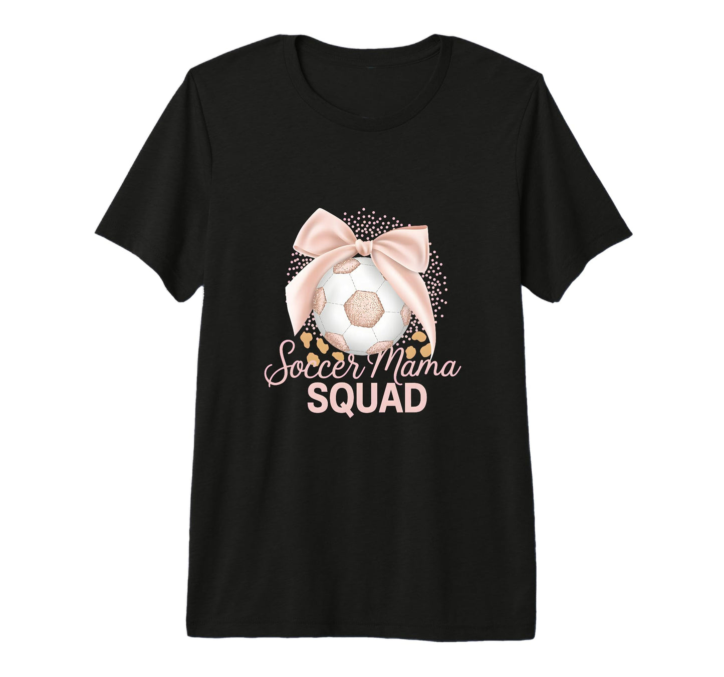 Soccer Mama Squad Coquette Sideline T-Shirt - Fun Novelty Design Men Women - T-Shirt, Sweatshirt, Hoodie