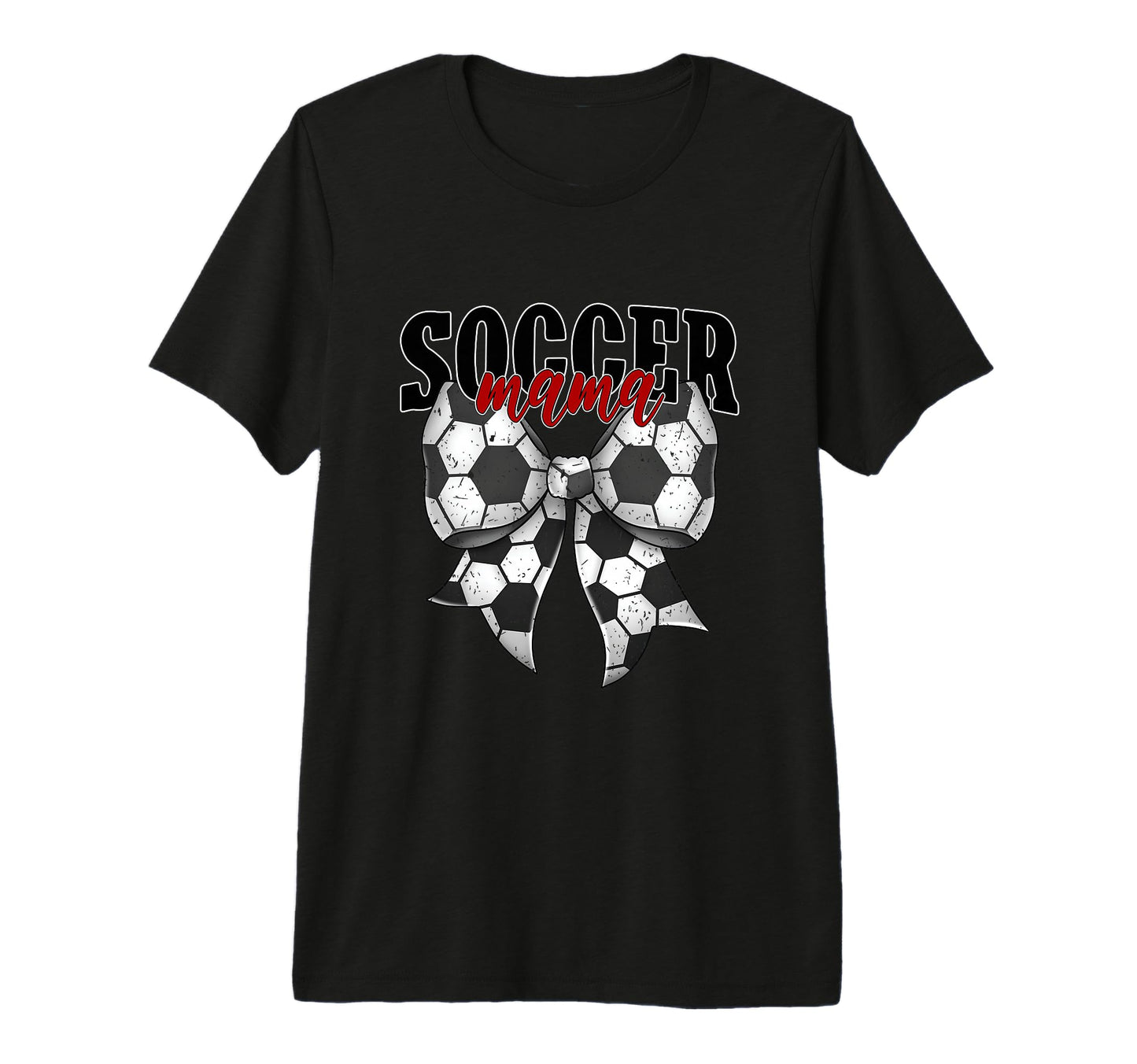 Soccer Mama Coquette Bow Proud T-Shirt - Minimalist Print for Adults - T-Shirt, Sweatshirt, Hoodie
