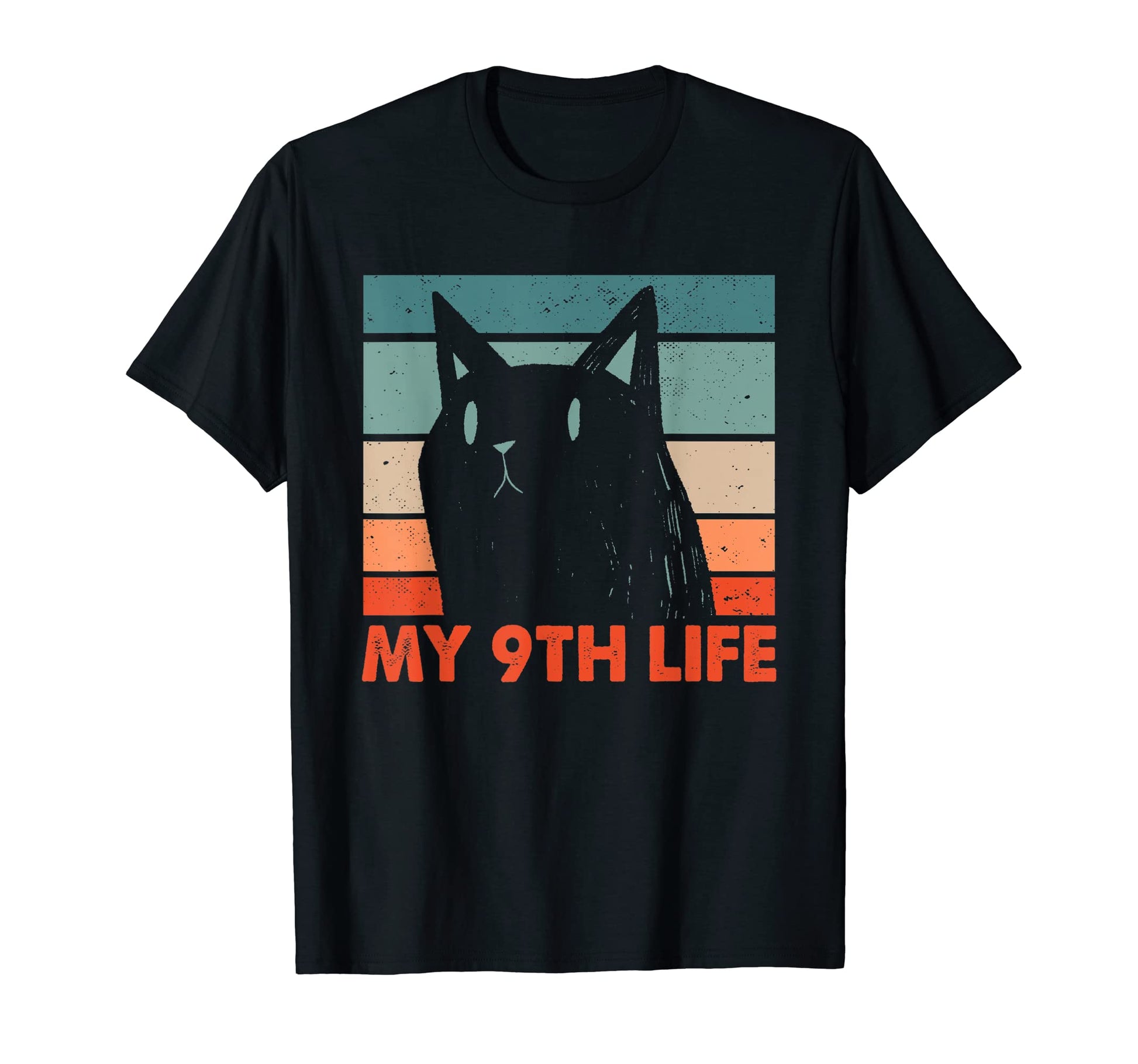 My 9Th Life Cat Lover Birthday Kitten Bday T-Shirt - Unique Graphic Unisex - T-Shirt, Sweatshirt, Hoodie