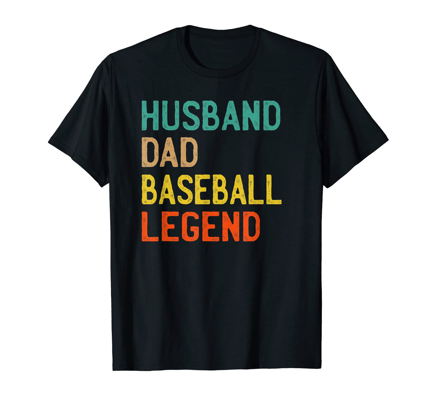 Mens Husband Dad Baseball Legend T-Shirt - Unique Graphic for Adults - T-Shirt, Sweatshirt, Hoodie