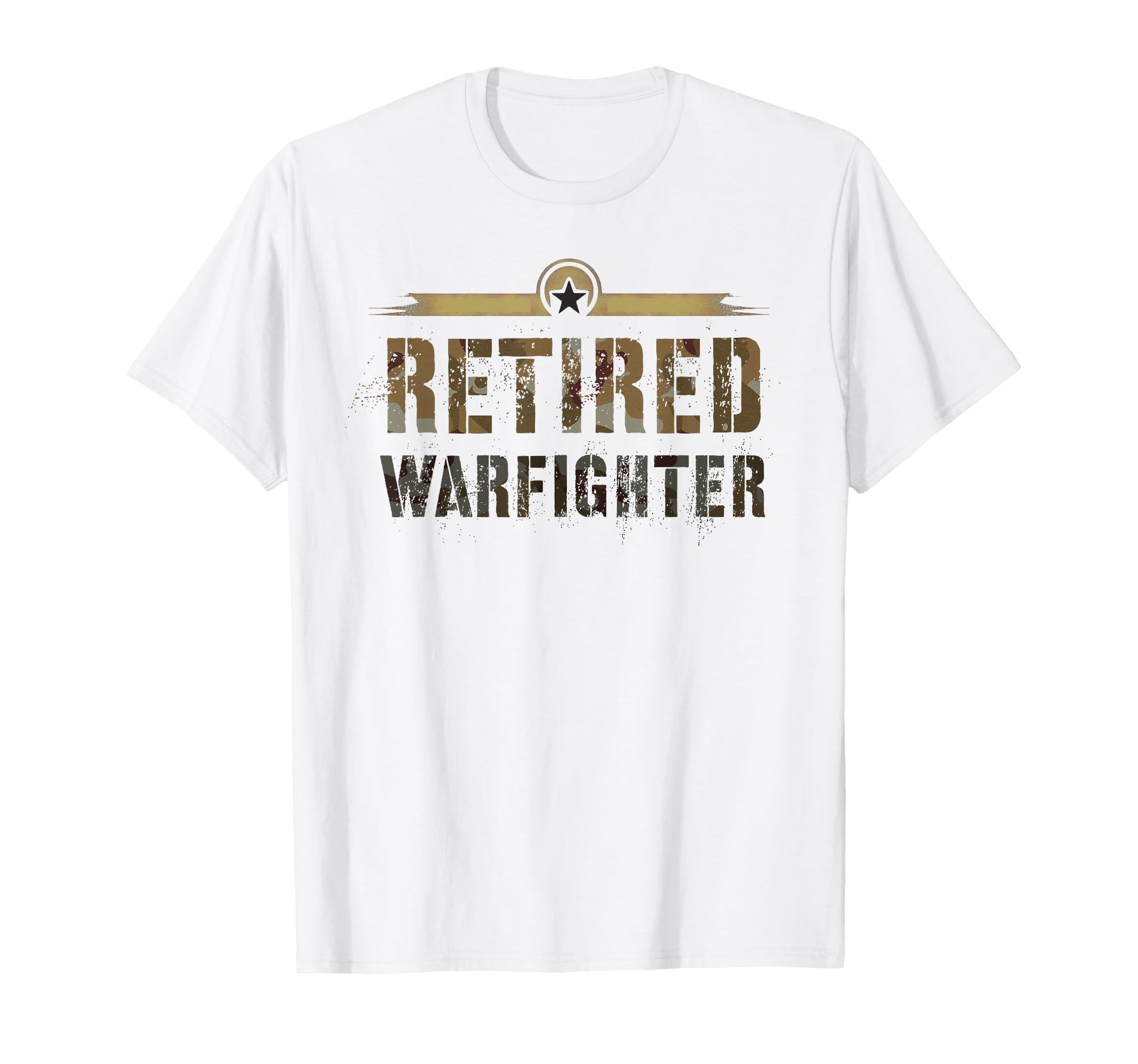 Retired Warfighter Proud Veteran Grunt T-Shirt - Novelty Apparel Men Women - T-Shirt, Sweatshirt, Hoodie