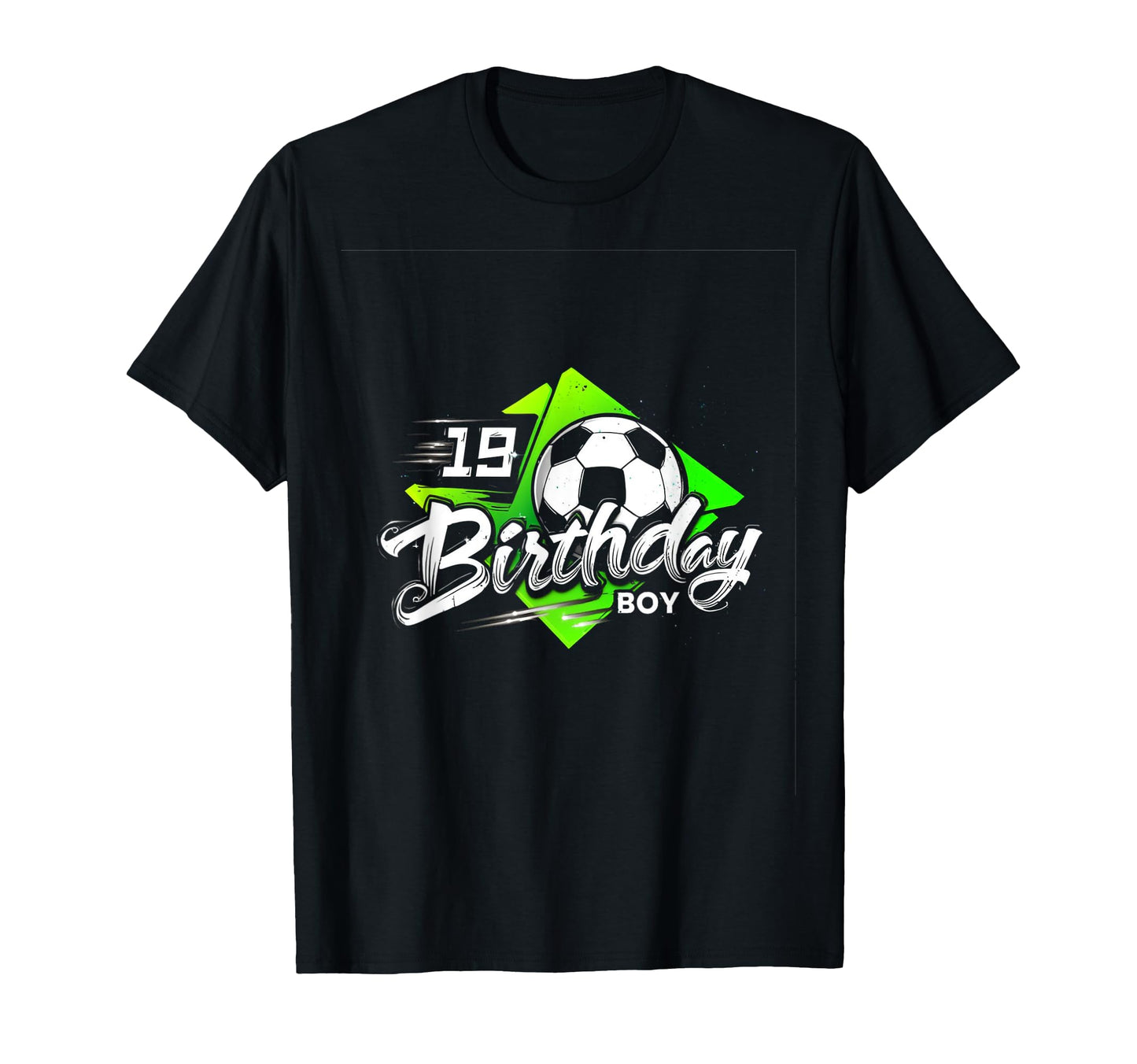 19 Birthday 19Th Birthday Soccer T-Shirt - Graphic Print Men Women - T-Shirt, Sweatshirt, Hoodie