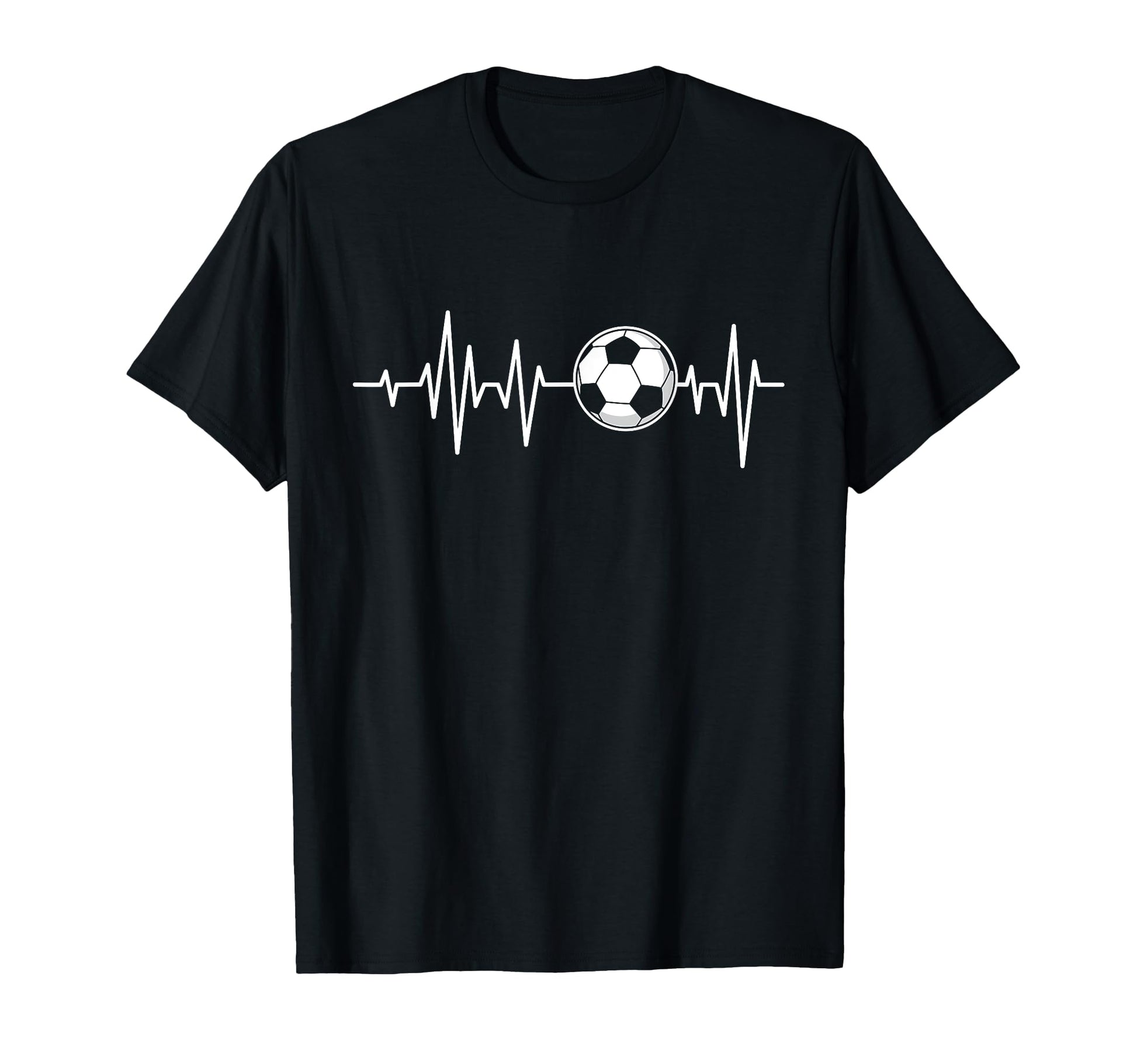 Soccer Heartbeat Soccer Lover Soccer T-Shirt - Custom Art Print Men Women - T-Shirt, Sweatshirt, Hoodie