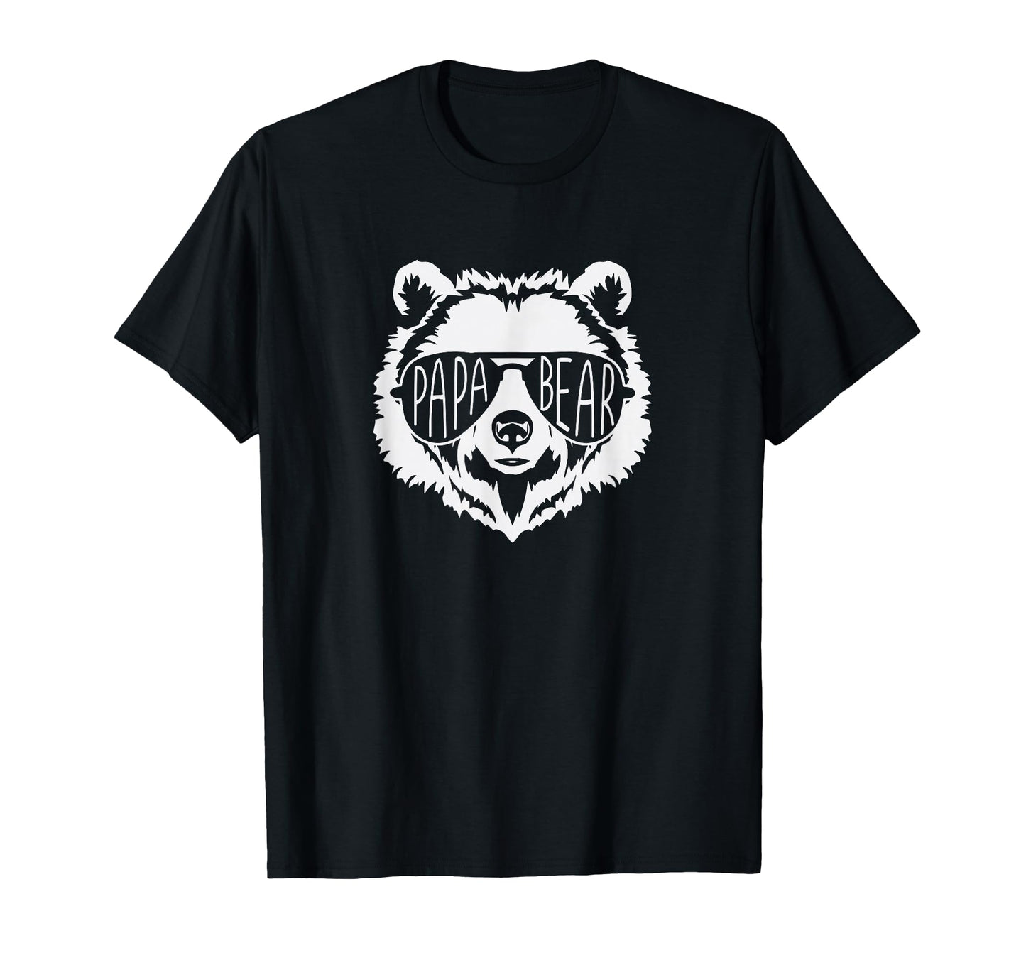 Papa Bear Face Sunglasses T-Shirt - Minimalist Print Unisex - T-Shirt, Sweatshirt, Hoodie