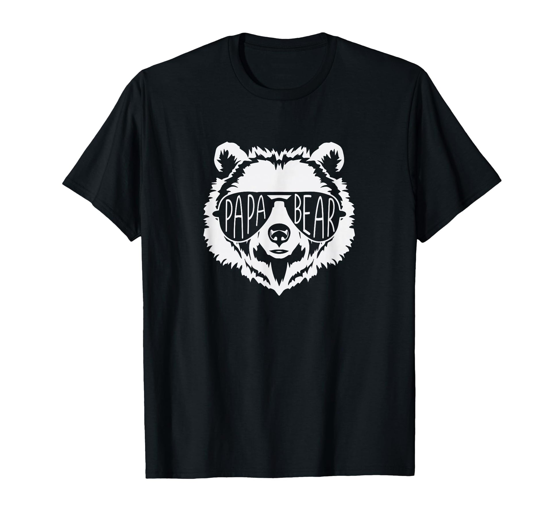 Papa Bear Face Sunglasses T-Shirt - Minimalist Print Unisex - T-Shirt, Sweatshirt, Hoodie